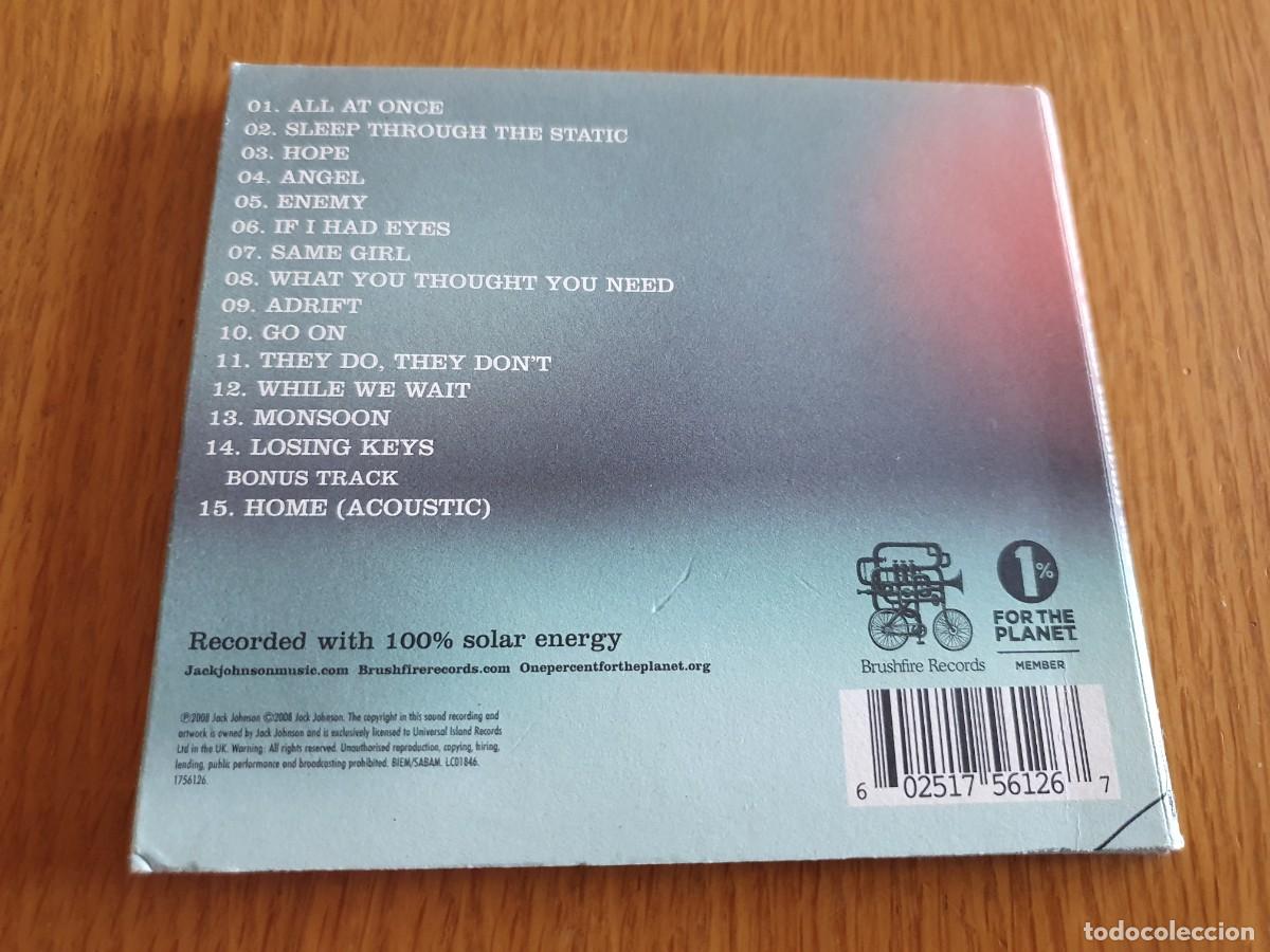 CDs de m&uacute;sica: CD Jack Johnson&nbsp;&ndash;&nbsp;Sleep Through The Static - Foto 4