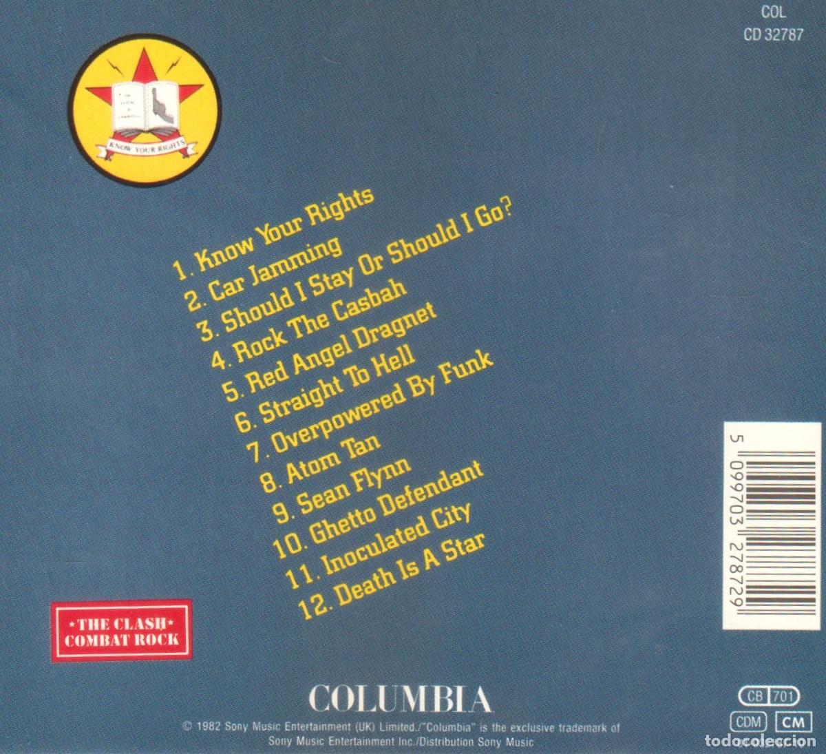 CDs de m&uacute;sica: THE CLASH. COMBAT ROCK. CD. - Foto 2