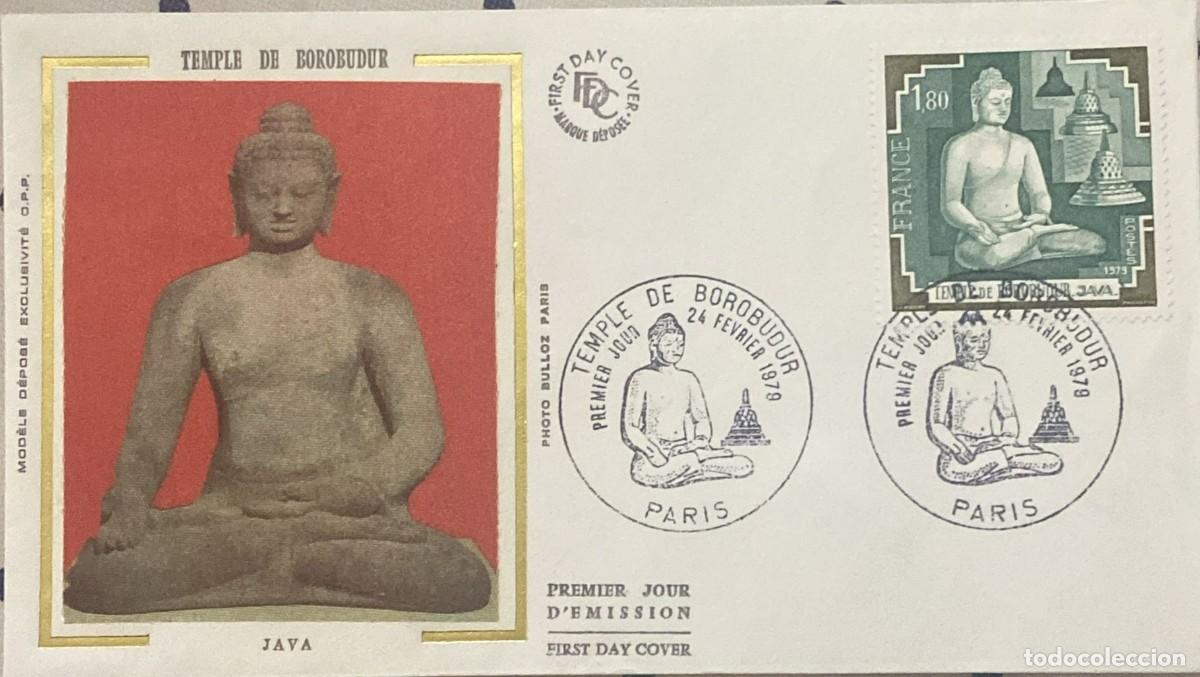 CDs de m&uacute;sica: TS) 1979 FRANCE, FDC,WITH THE BOROBUDUR TEMPLE IN JAVA,XF.
