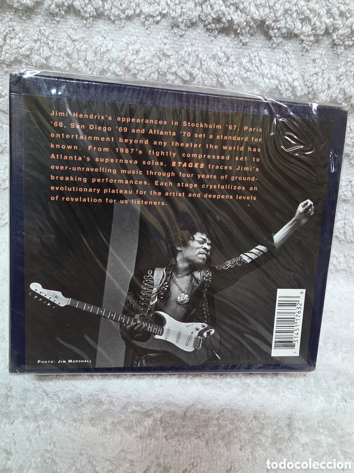 CDs de m&uacute;sica: Jimi Hendrix&nbsp;&ndash;&nbsp;Stages 1991 COFRE CON 4 CDs - Foto 2