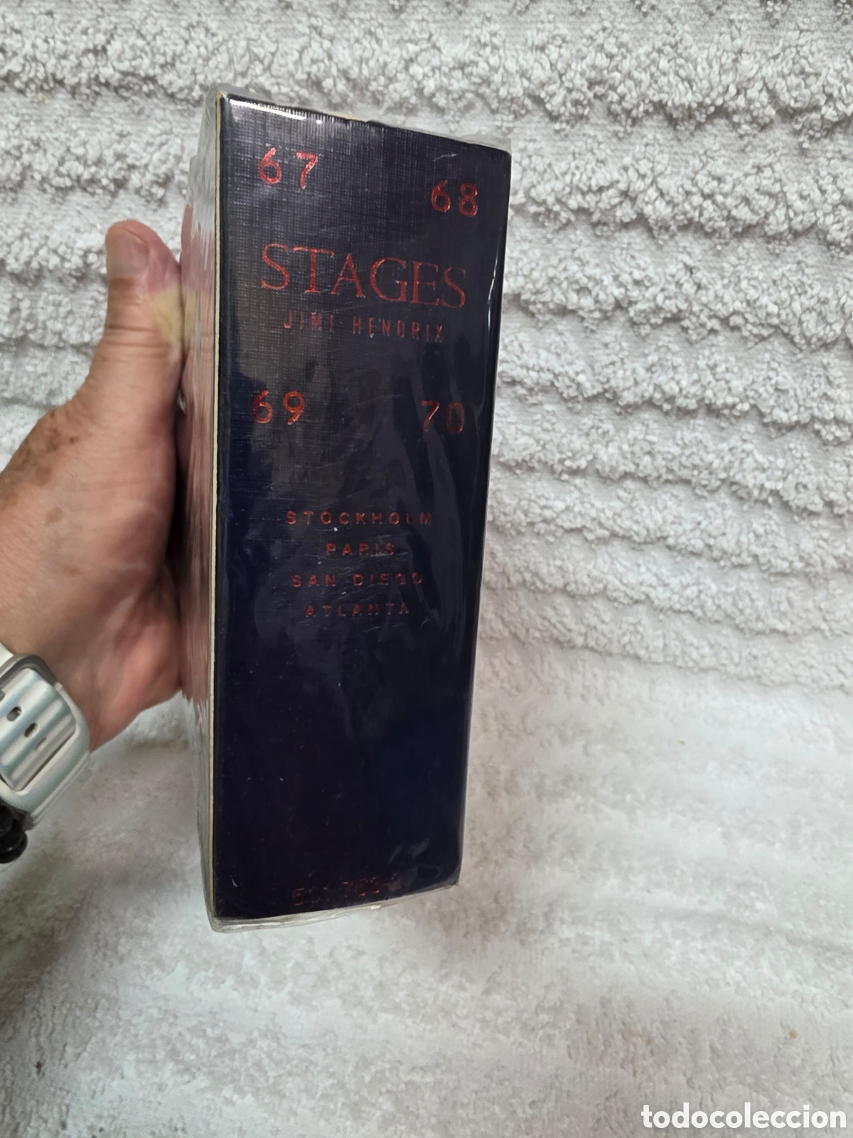 CDs de m&uacute;sica: Jimi Hendrix&nbsp;&ndash;&nbsp;Stages 1991 COFRE CON 4 CDs - Foto 3