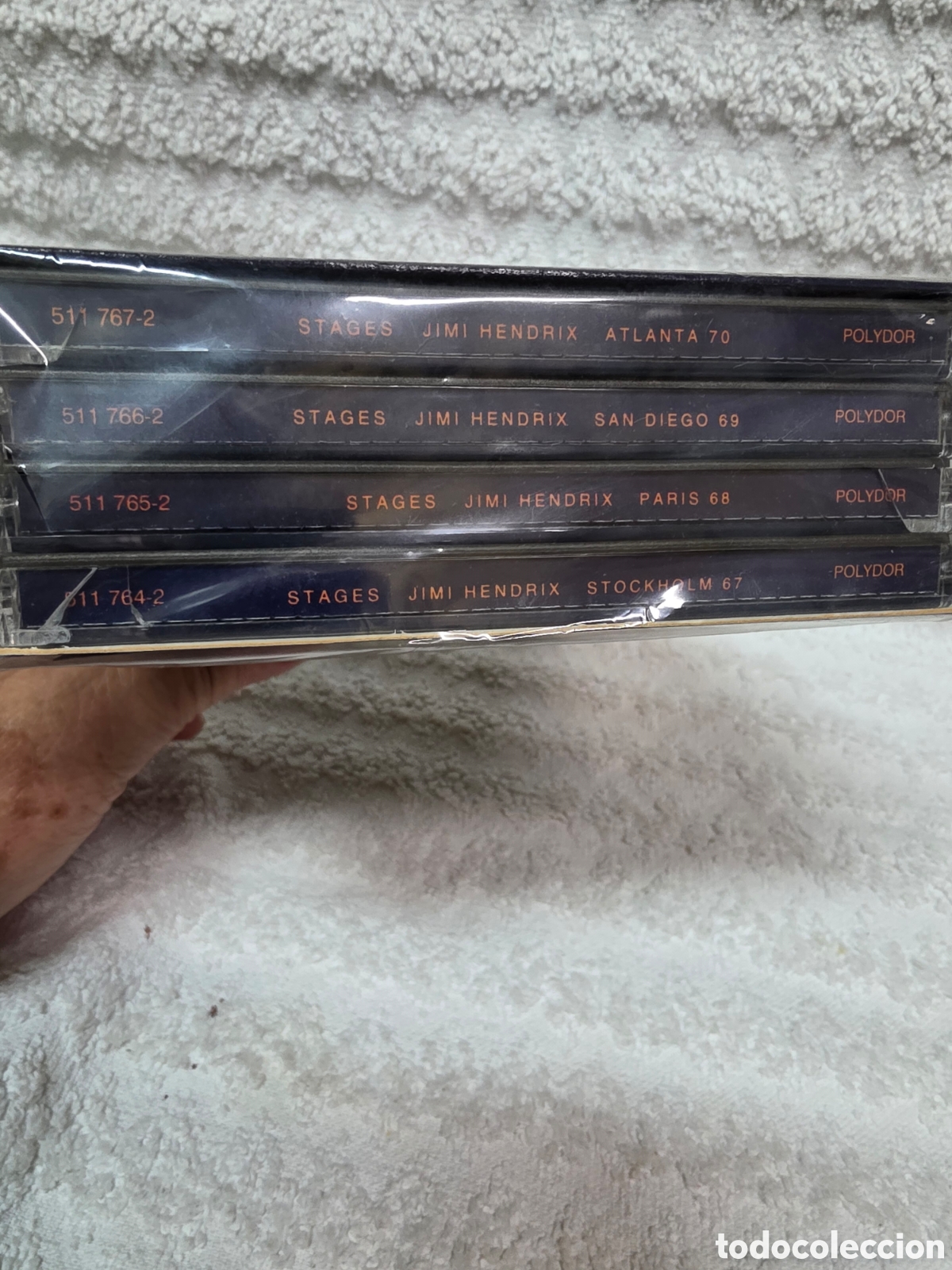 CDs de m&uacute;sica: Jimi Hendrix&nbsp;&ndash;&nbsp;Stages 1991 COFRE CON 4 CDs - Foto 4