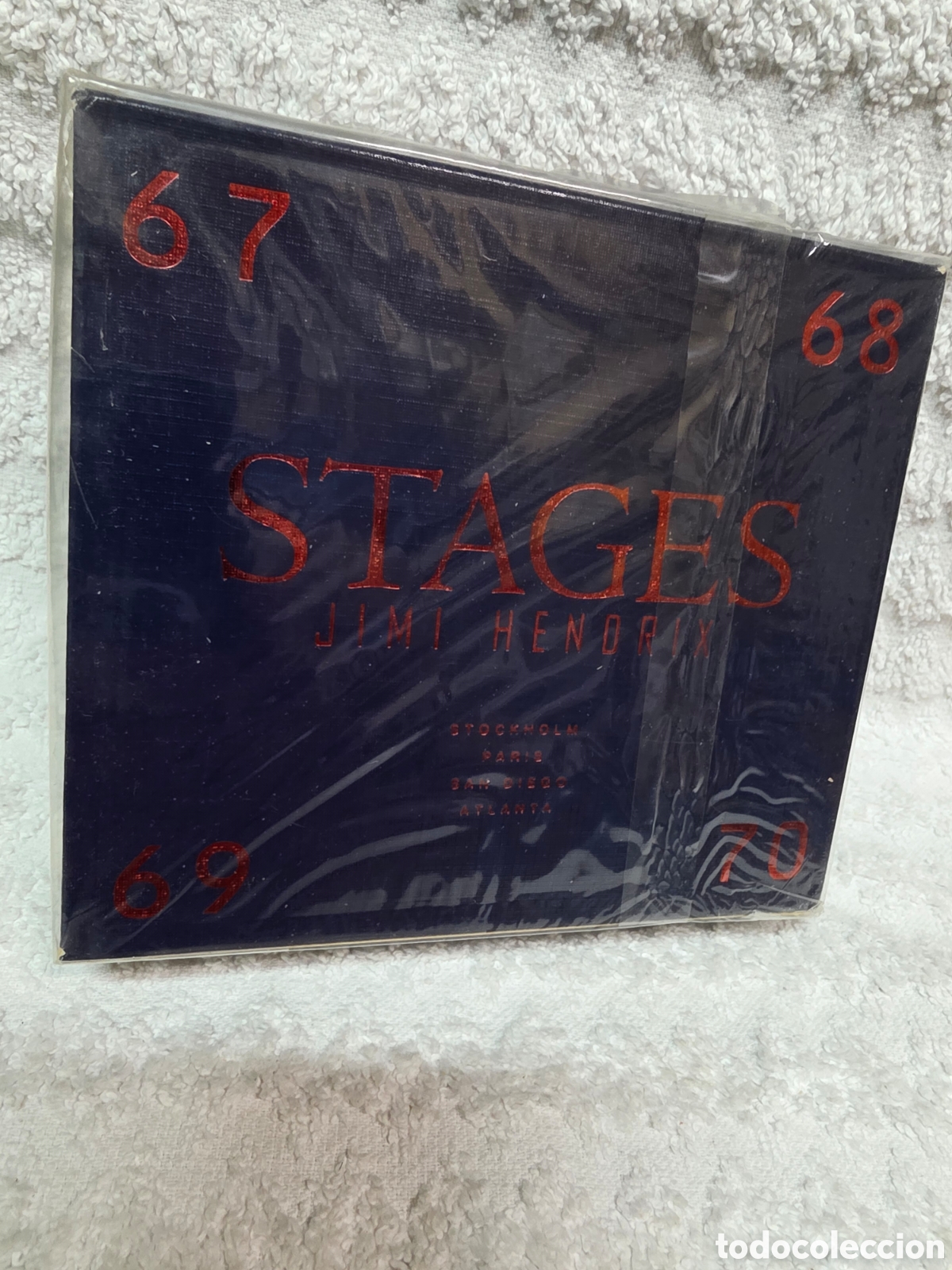 CDs de m&uacute;sica: Jimi Hendrix&nbsp;&ndash;&nbsp;Stages 1991 COFRE CON 4 CDs - Foto 1