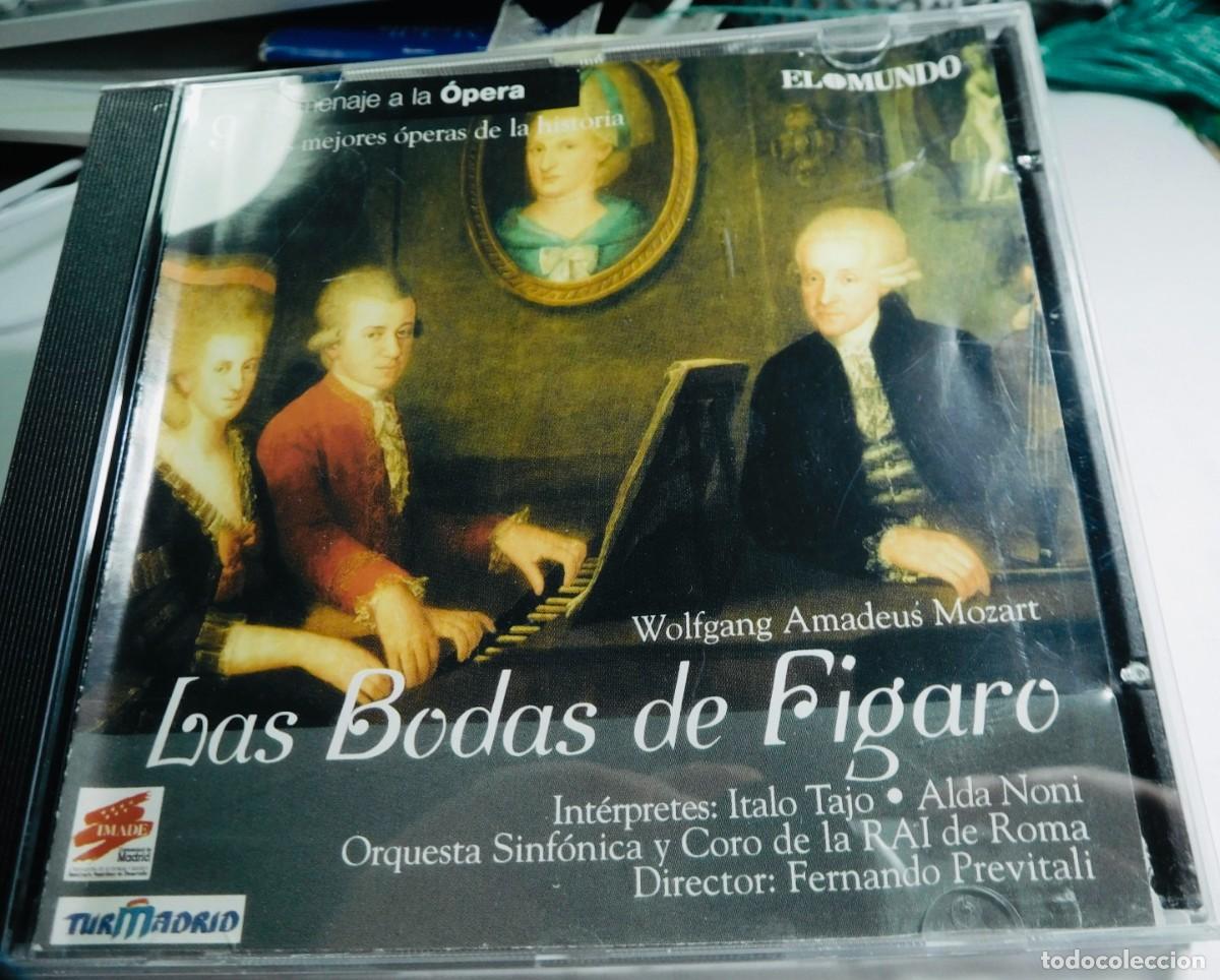 CDs de m&uacute;sica: Las bodas de F&iacute;garo es una &oacute;pera bufa en cuatro actos,