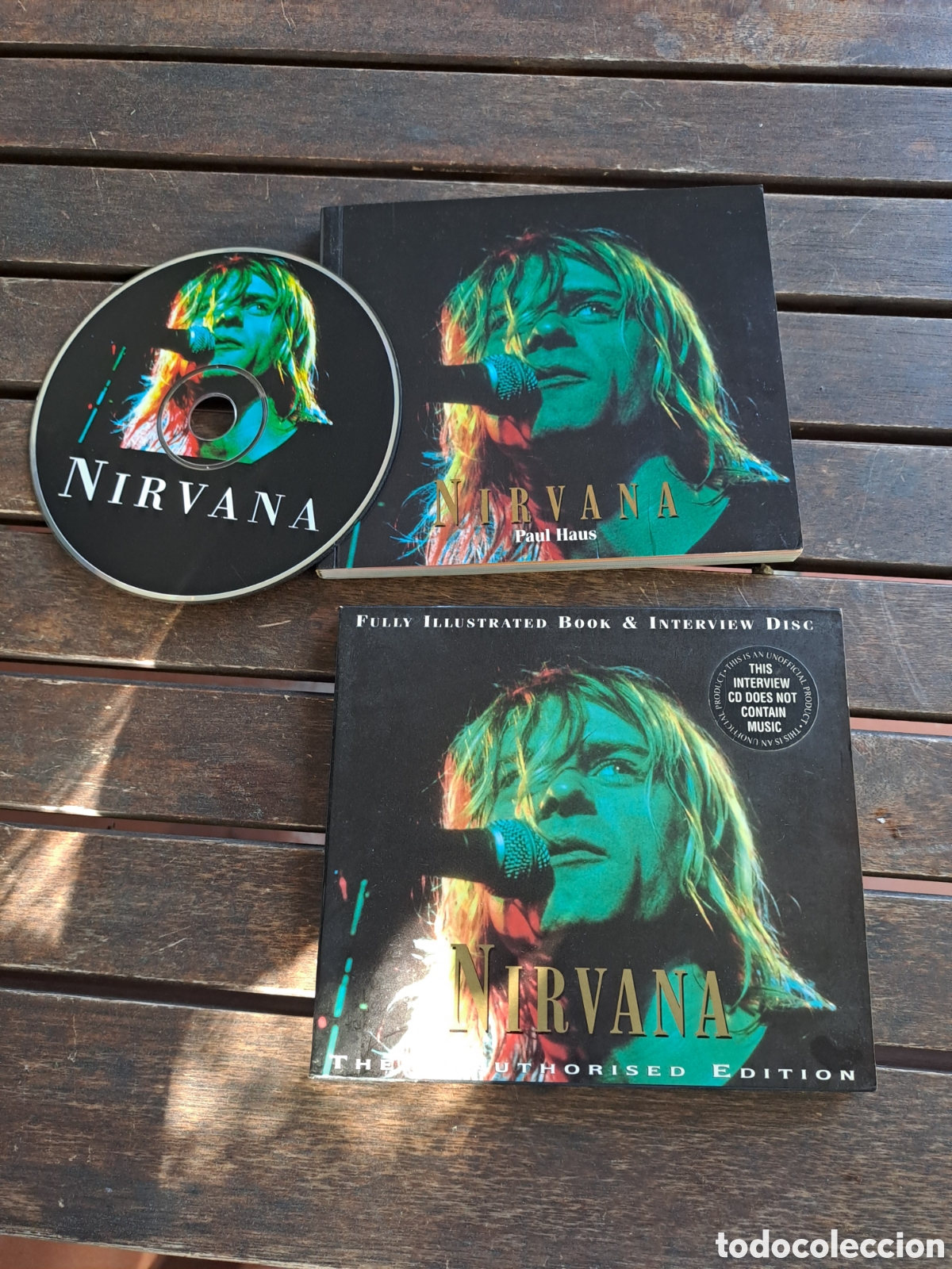 CDs de m&uacute;sica: CD Nirvana Fully Illustrated Book & Interview disc