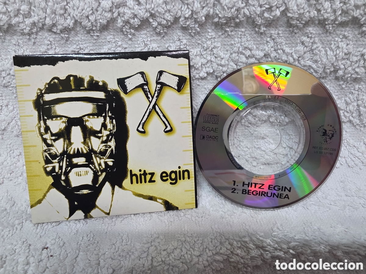 CDs de m&uacute;sica: Negu Gorriak&nbsp;&ndash;&nbsp;Hitz Egin Minidisc 1995