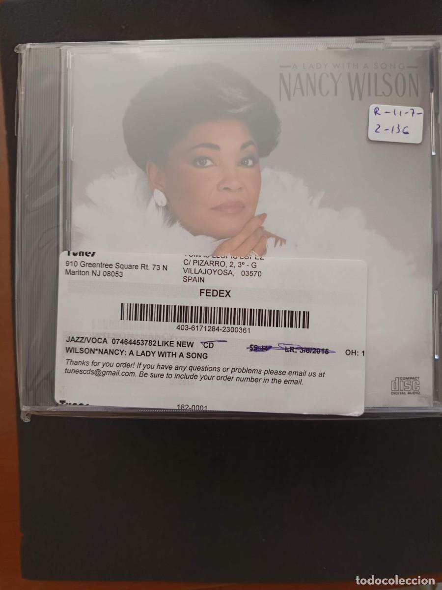 CDs de m&uacute;sica: NANCY WILSON. A LADY WITH A SONG