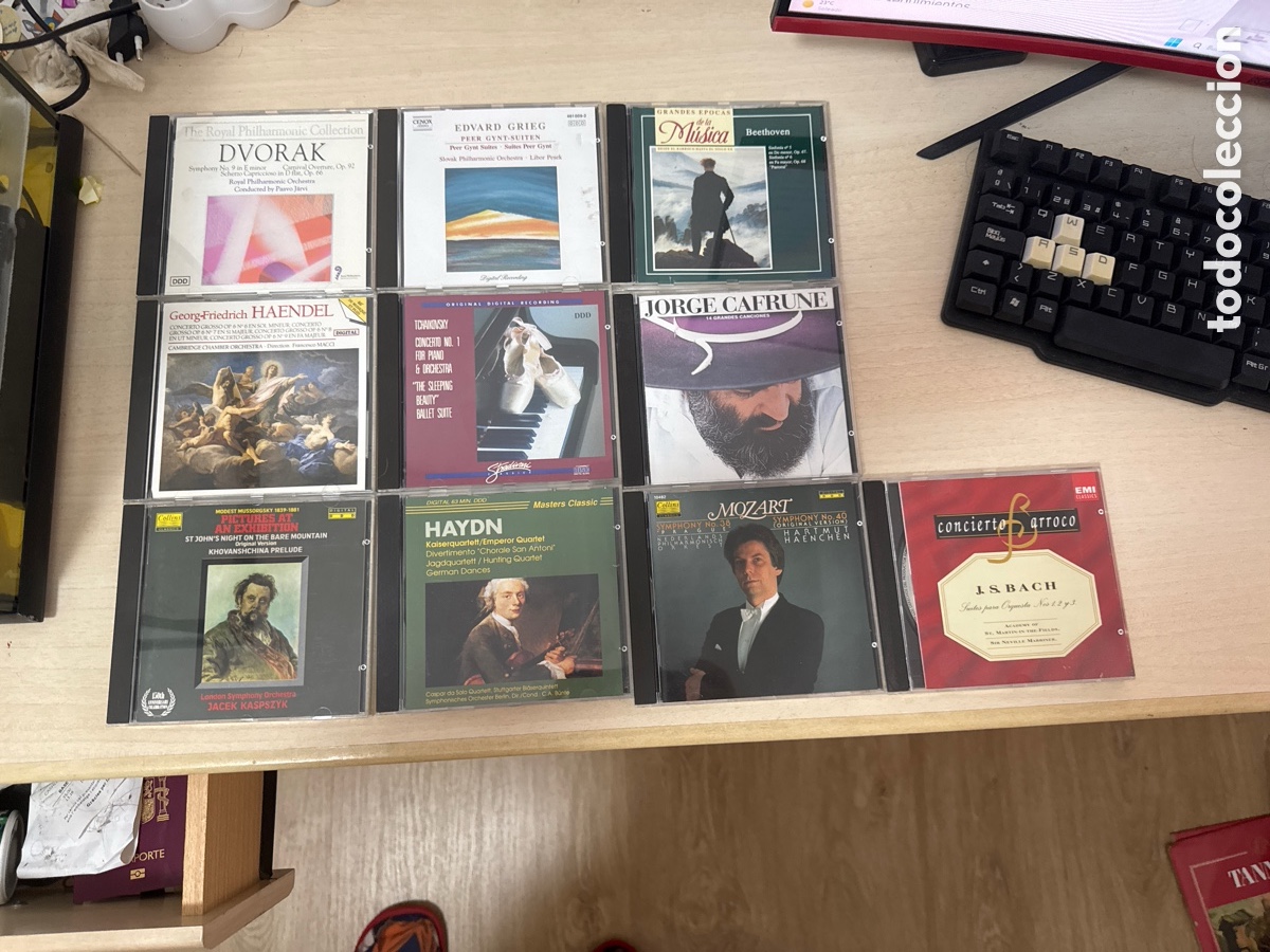 CDs de m&uacute;sica: Lote de 10 CD de diferentes g&eacute;neros de m&uacute;sica