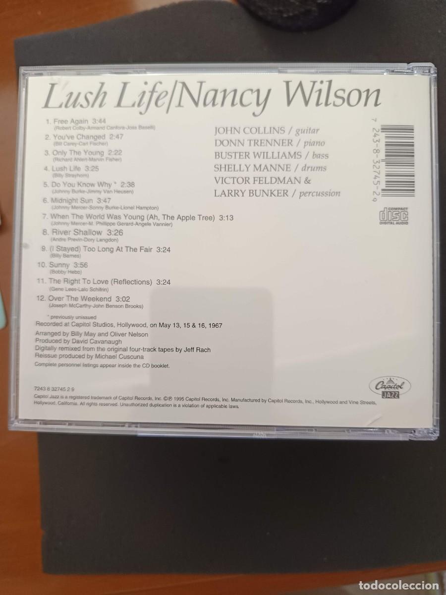 CDs de m&uacute;sica: NANCY WILSON: LUSH LIFE - Foto 2