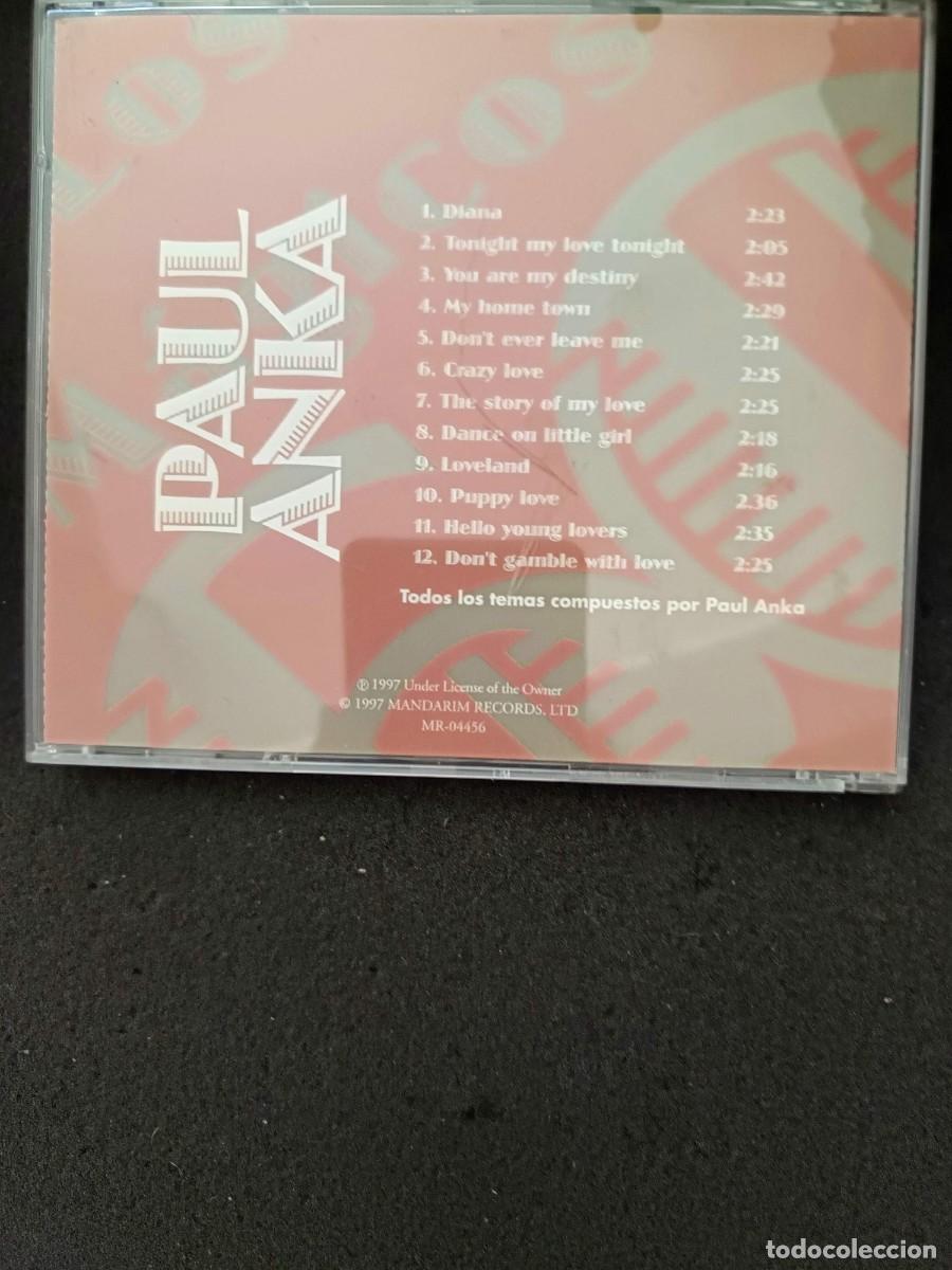 CDs de m&uacute;sica: PAUL ANKA. LOS M&Aacute;GICOS 60. - Foto 2