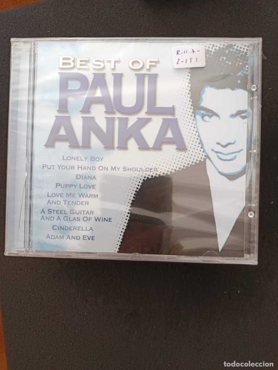CDs de m&uacute;sica: BEST OF PAUL ANKA. (LONELY BOY; PUT YOUR HAND ON MY SHOULDER, DIANA, PUPPY LOVE, LOVE ME WARM AND T