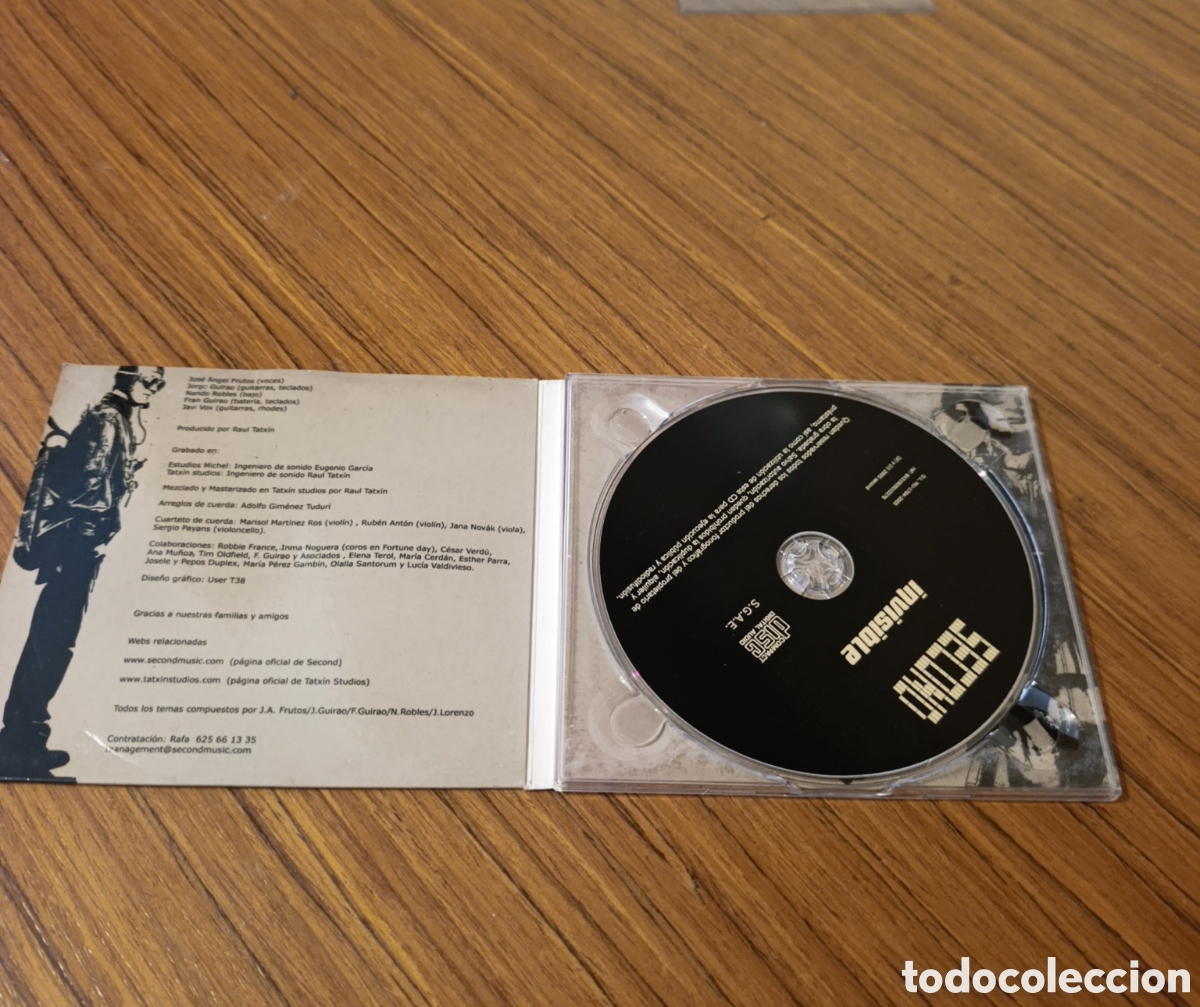 CDs de m&uacute;sica: SECOND INVISIBLE Disco Cd N - Foto 2