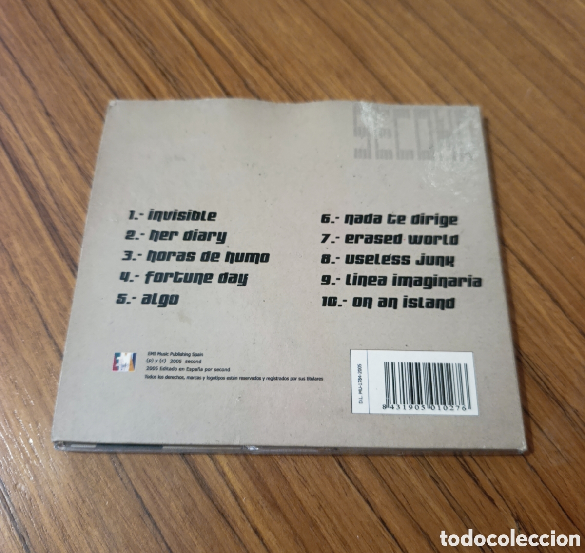 CDs de m&uacute;sica: SECOND INVISIBLE Disco Cd N - Foto 4