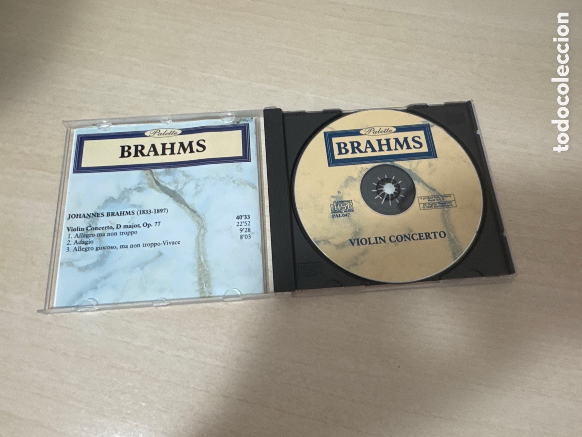 CDs de m&uacute;sica: CD BRAHMS VIOLIN CONCIERTO - Foto 2
