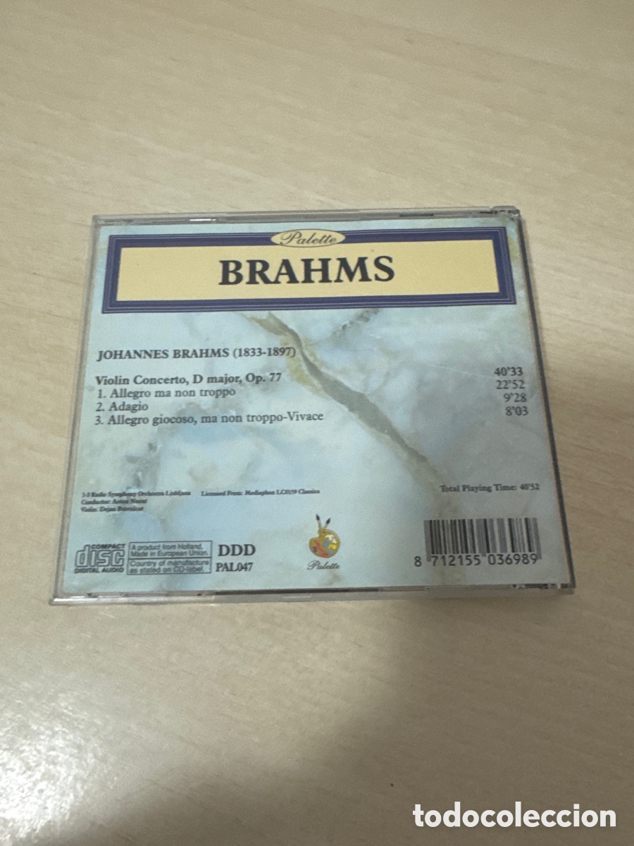 CDs de m&uacute;sica: CD BRAHMS VIOLIN CONCIERTO - Foto 3