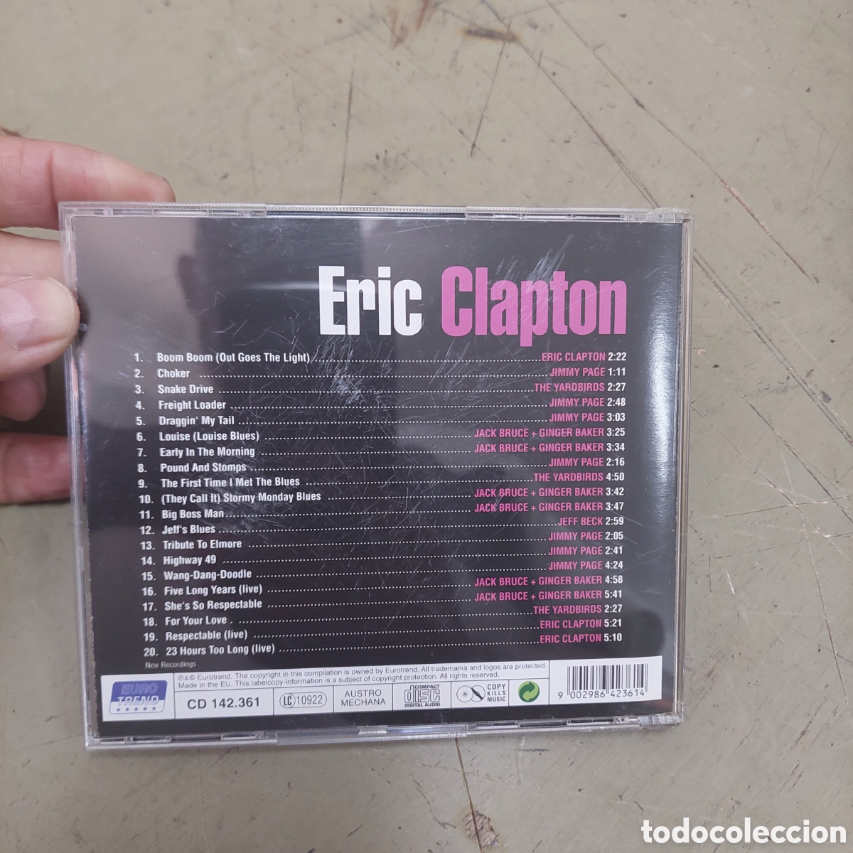CDs de m&uacute;sica: CD Eric Clapton.Featuring. - Foto 2