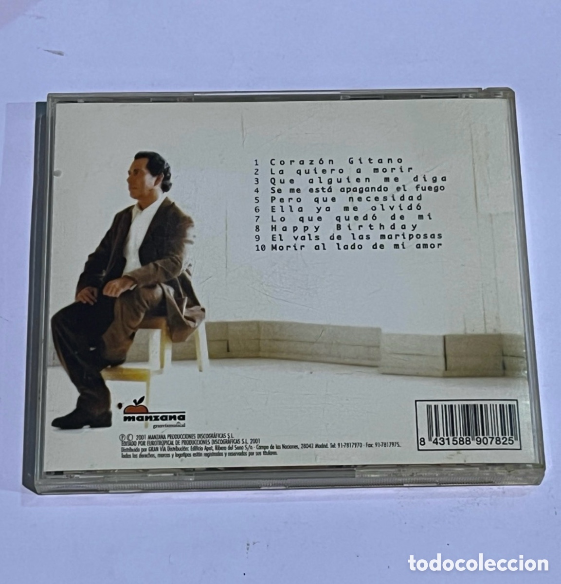 CDs de m&uacute;sica: JOS&Eacute; V&Eacute;LEZ CD SUE&Ntilde;OS DE AMOR &rdquo;2001&rdquo; - Foto 2