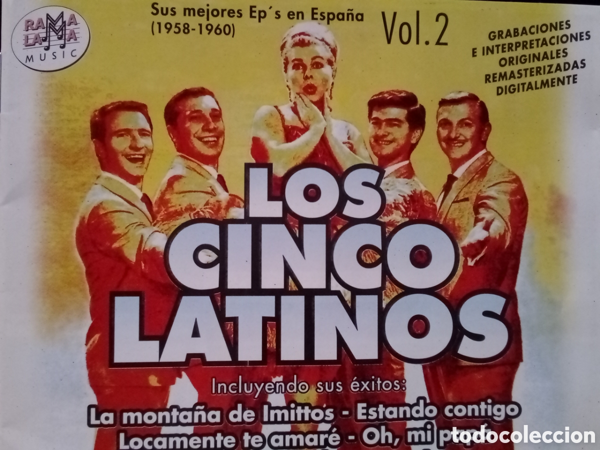 CDs de m&uacute;sica: CD Los cinco latinos. Vol. 2. 2 CD
