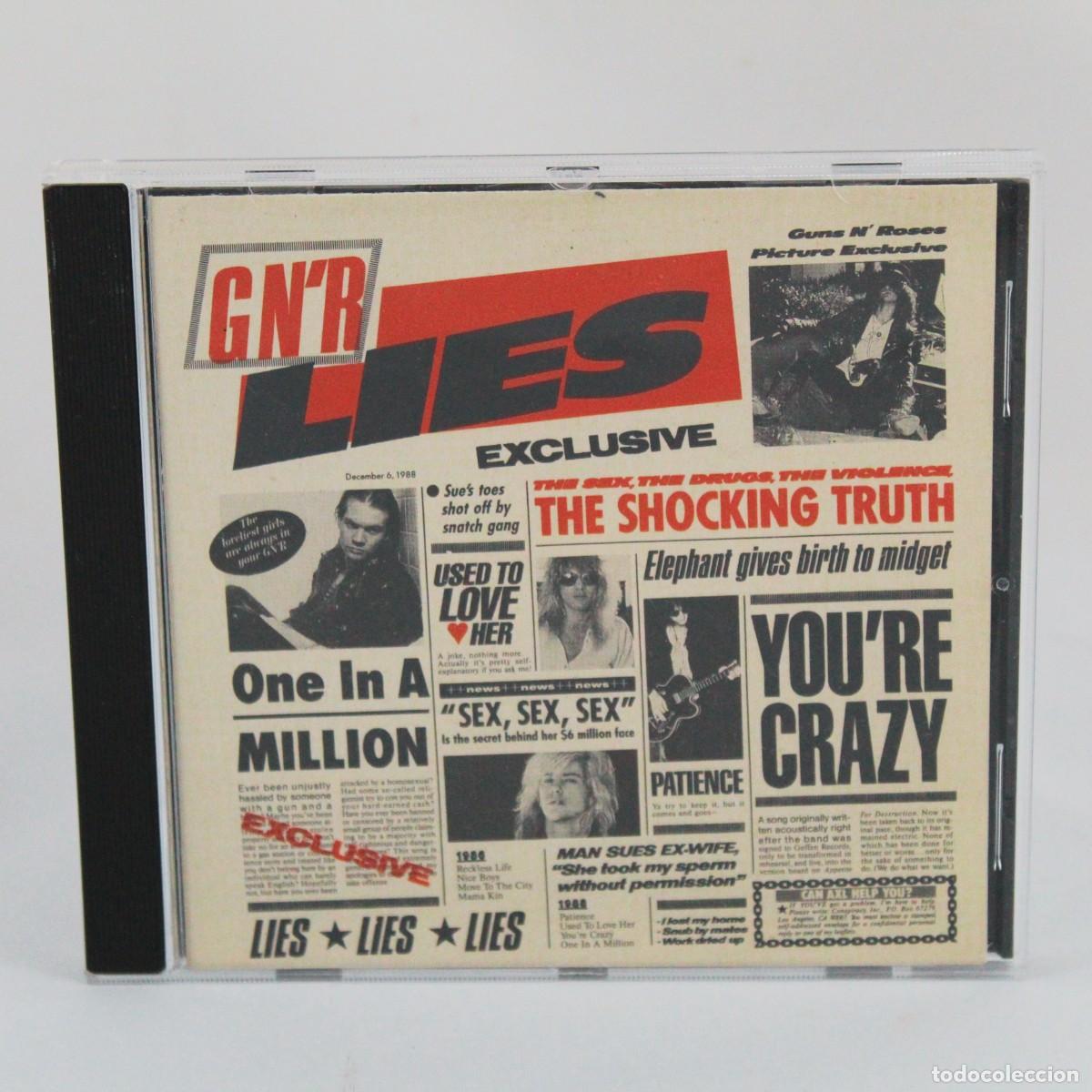 CDs de m&uacute;sica: Guns N' Roses G N' R Lies CD Geffen 1988 Made in Germany Rock