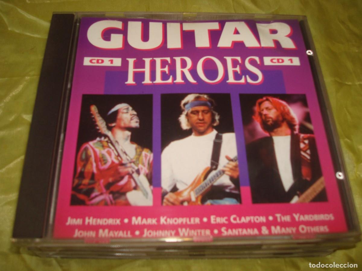 CDs de m&uacute;sica: GUITAR HEROES. CD 1. MARK KNOPFLER, JOHNNY WINTER, ERC CLAPTON...... IMPECABLE.
