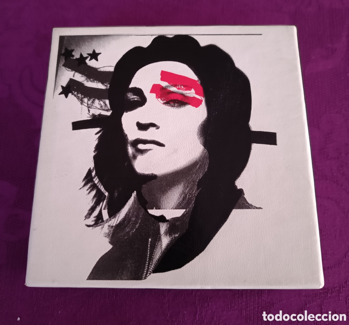 Musik-CDs: MADONNA. AMERICAN LIFE. Poster y peque&ntilde;os sellos