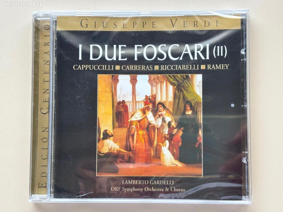 CDs de m&uacute;sica: I DUE FOSCARI (II), CD, VERDI, CARRERAS, RICCIARELLI, CAPPUCCILLI, RAMEY, RBA, 2000, NUEVO SELLADO