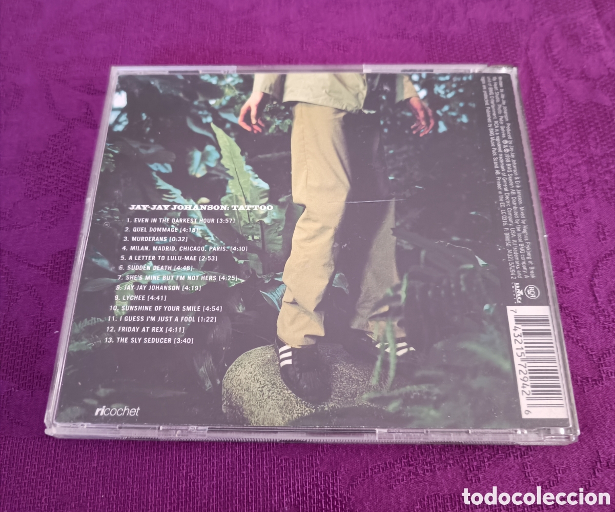 CDs de m&uacute;sica: JAY JAY JOHANSON. TATTOO - Foto 2