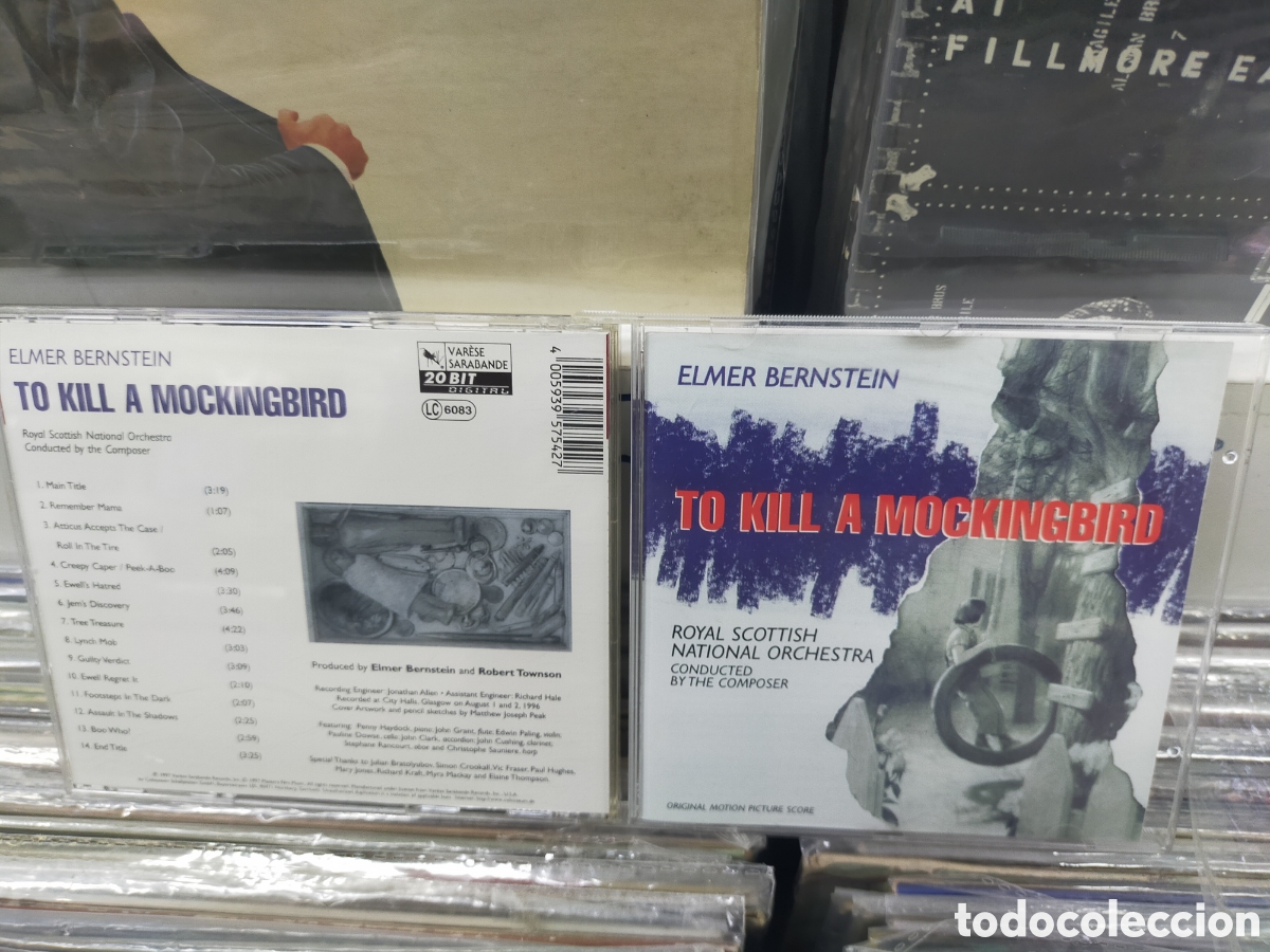 CDs de m&uacute;sica: Yo kill a mockingbird cd b.s.o. Elmer bernstein Alemania 1997