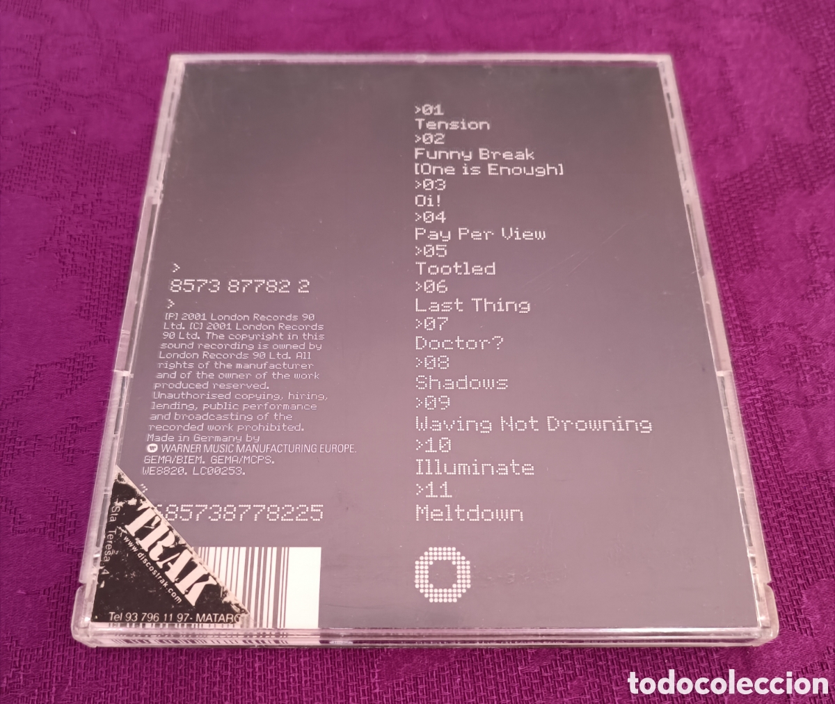 CDs de m&uacute;sica: ORBITAL. THE ALTOGETHER UK - Foto 2