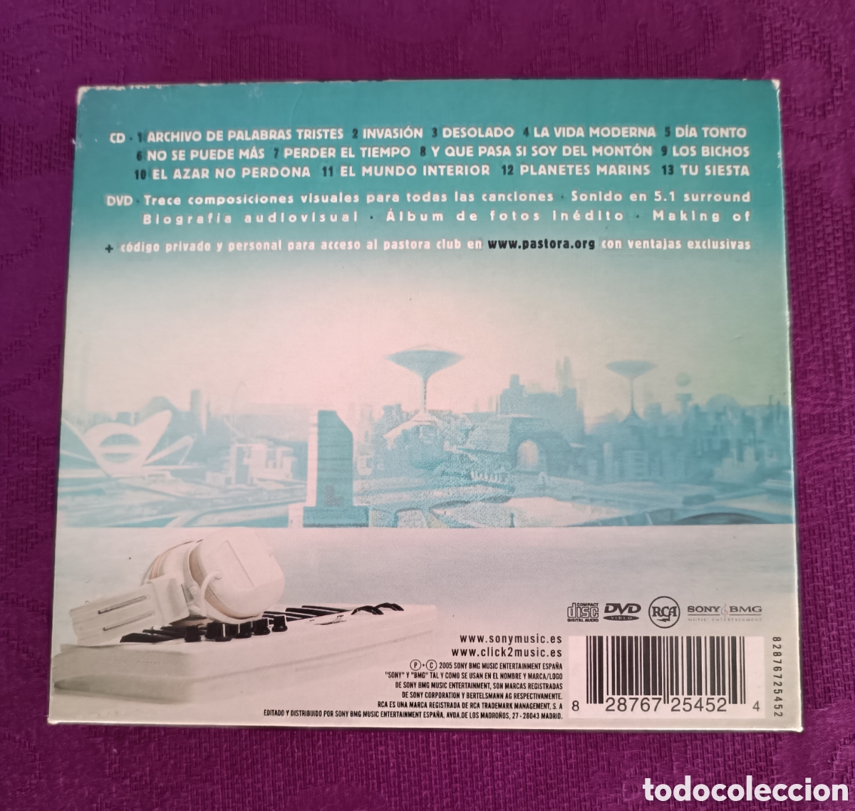CDs de m&uacute;sica: PASTORA. LA VIDA MODERNA. CD+ DVD - Foto 2