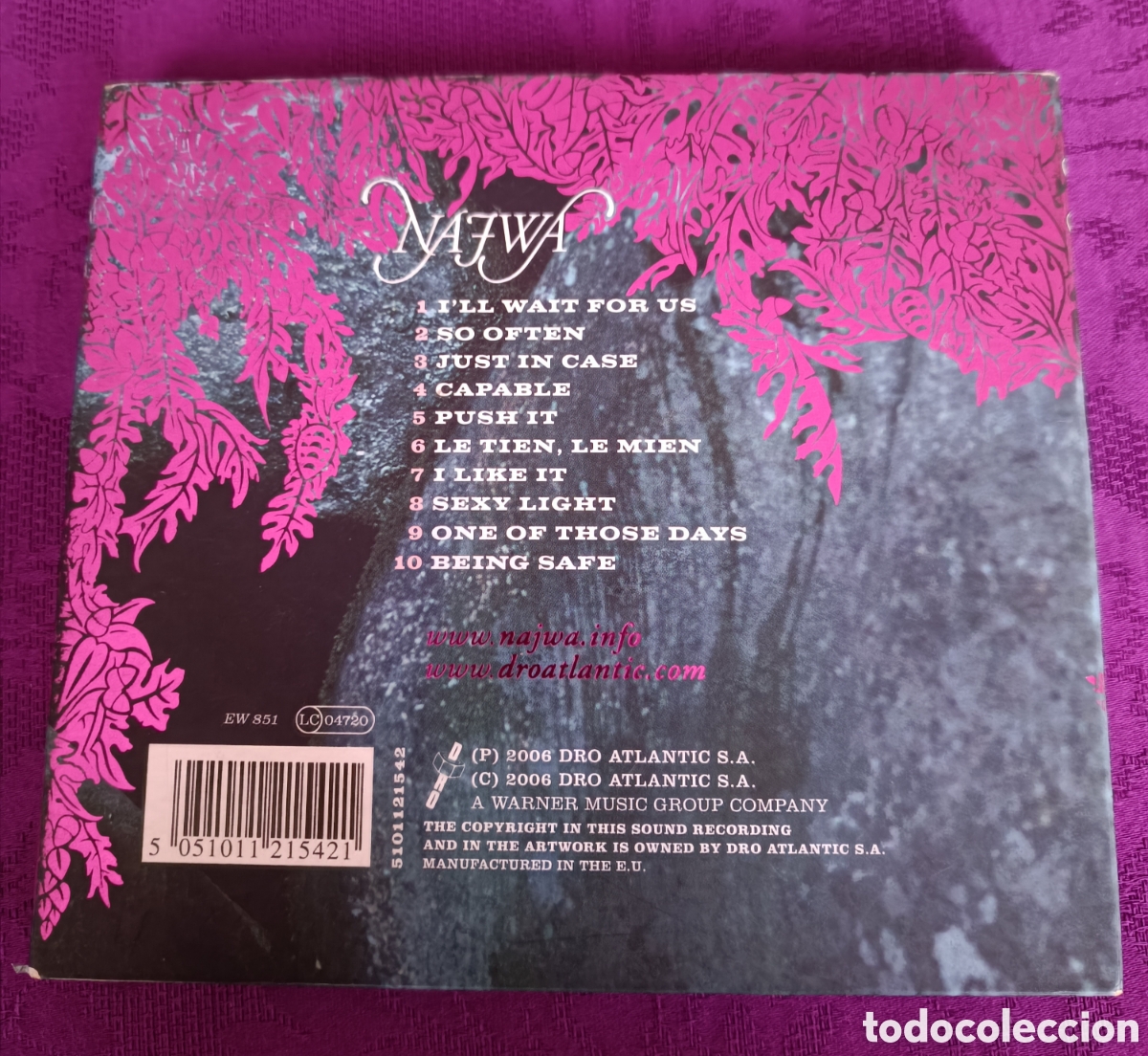 CDs de m&uacute;sica: NAJWA NIMRI. WALKABOUT - Foto 2