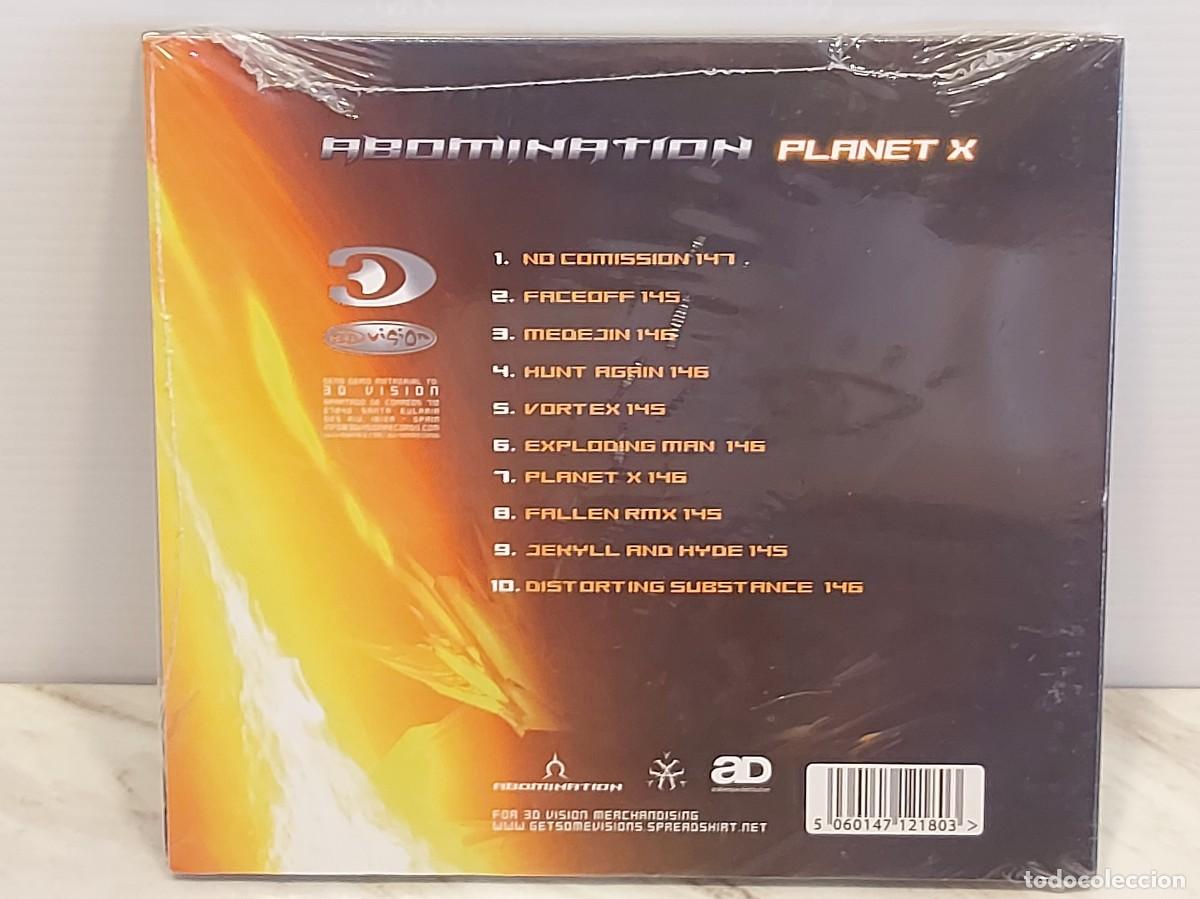 CDs de m&uacute;sica: ABOMINATION | PLANET X | PSYTRANCE | DIGIPACK CD | 3D VISION 2008 | PRECINTADO - Foto 2