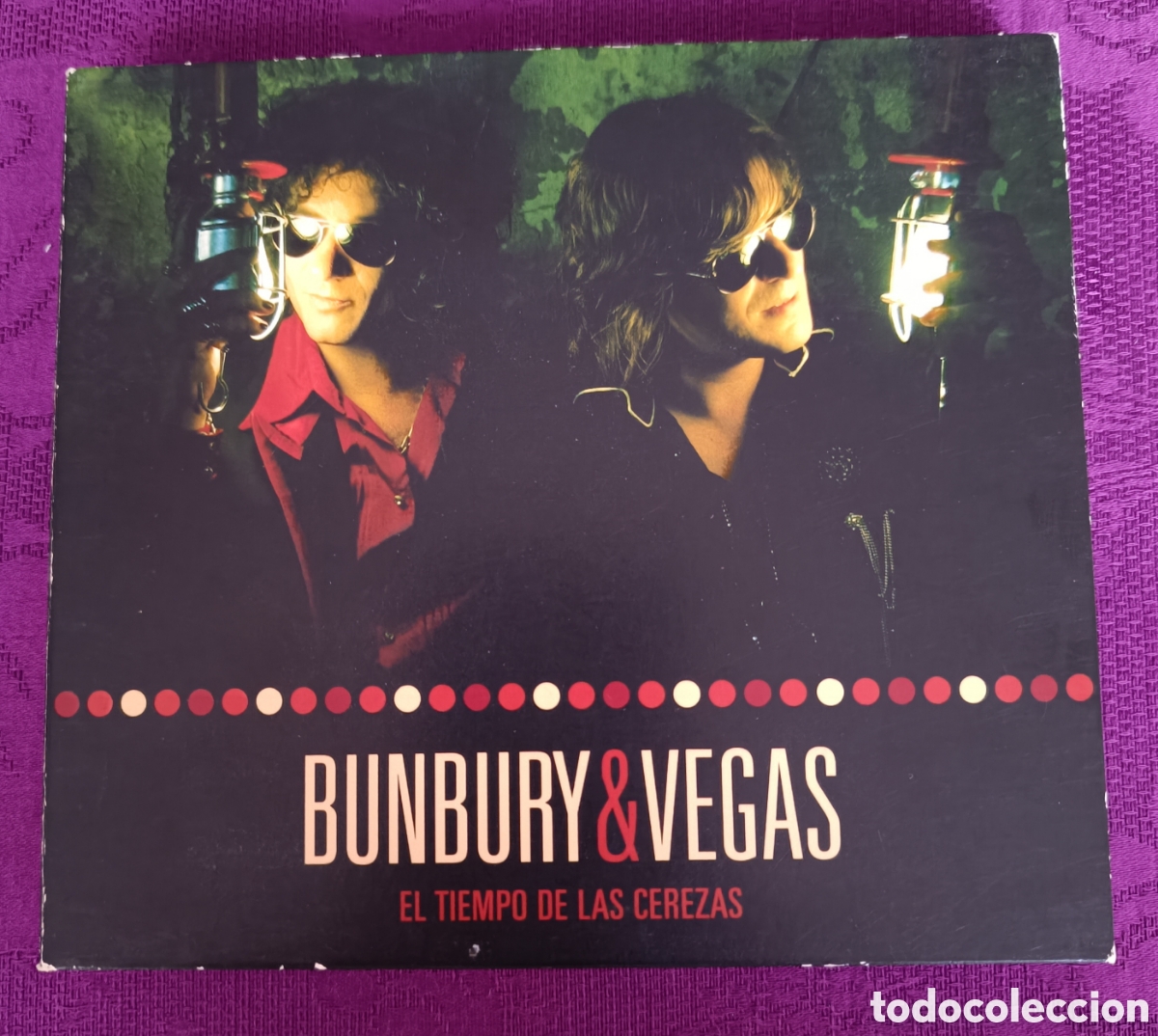 Music CDs: BUNBURY & VEGAS. EL TIEMPO DE LAS CEREZAS doble cd