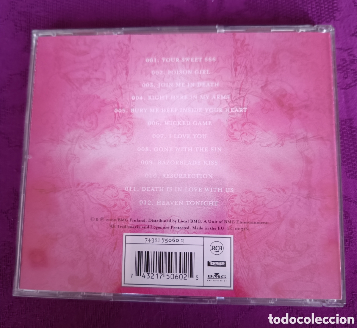 CDs de m&uacute;sica: HYM. RAZORBLADE ROMANCE - Foto 2