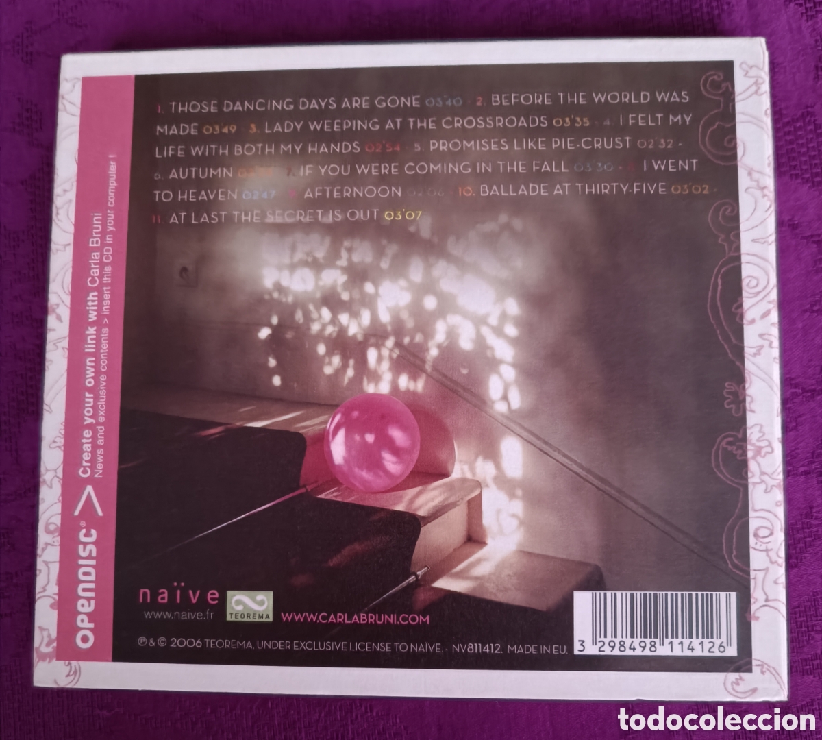 CDs de m&uacute;sica: CARLA BRUNI. NO PROMISES - Foto 2