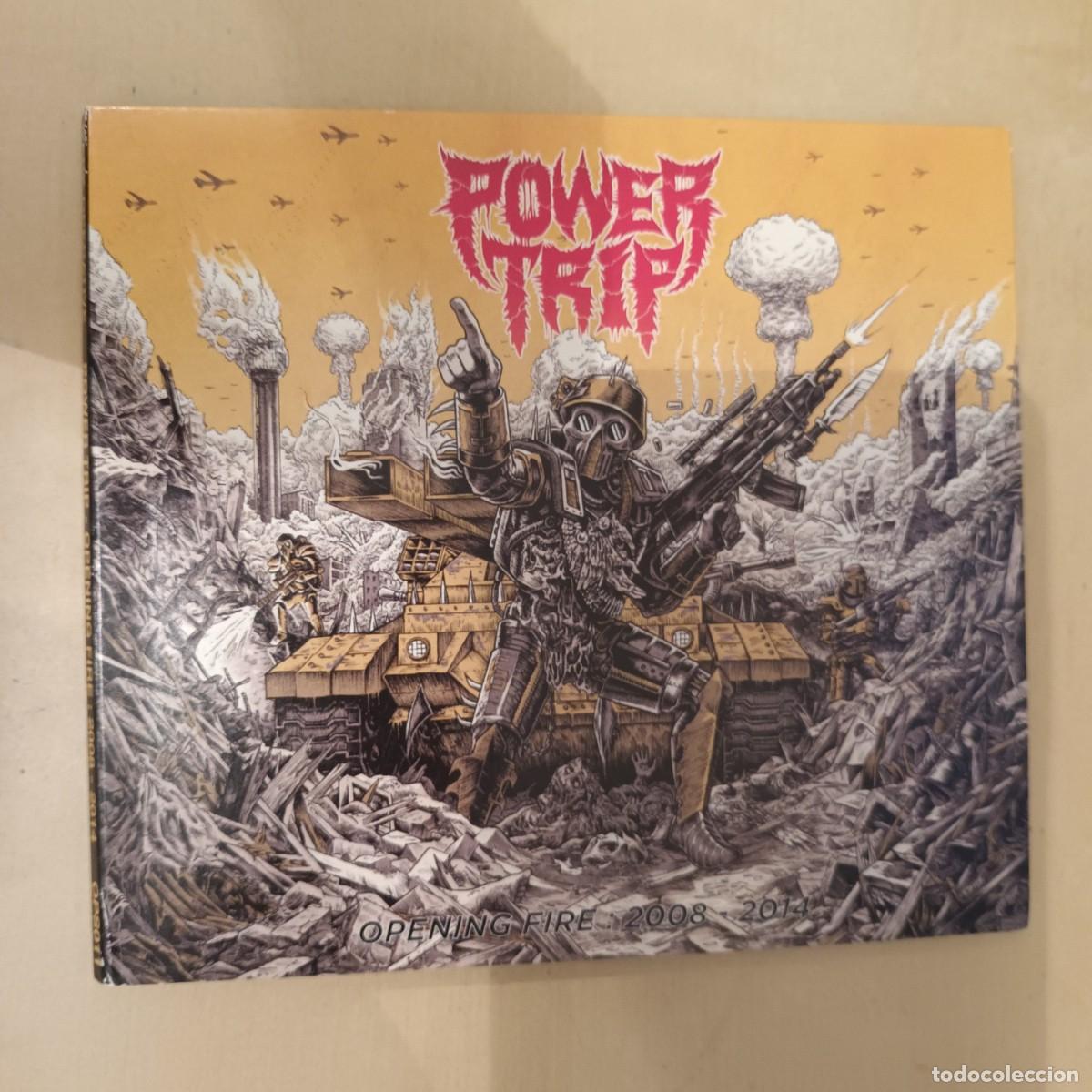 CDs de m&uacute;sica: Power Trip , Opening Fire : 2008 - 2014 , CD USA Recopilatorio. Impecable. Thrash Metal