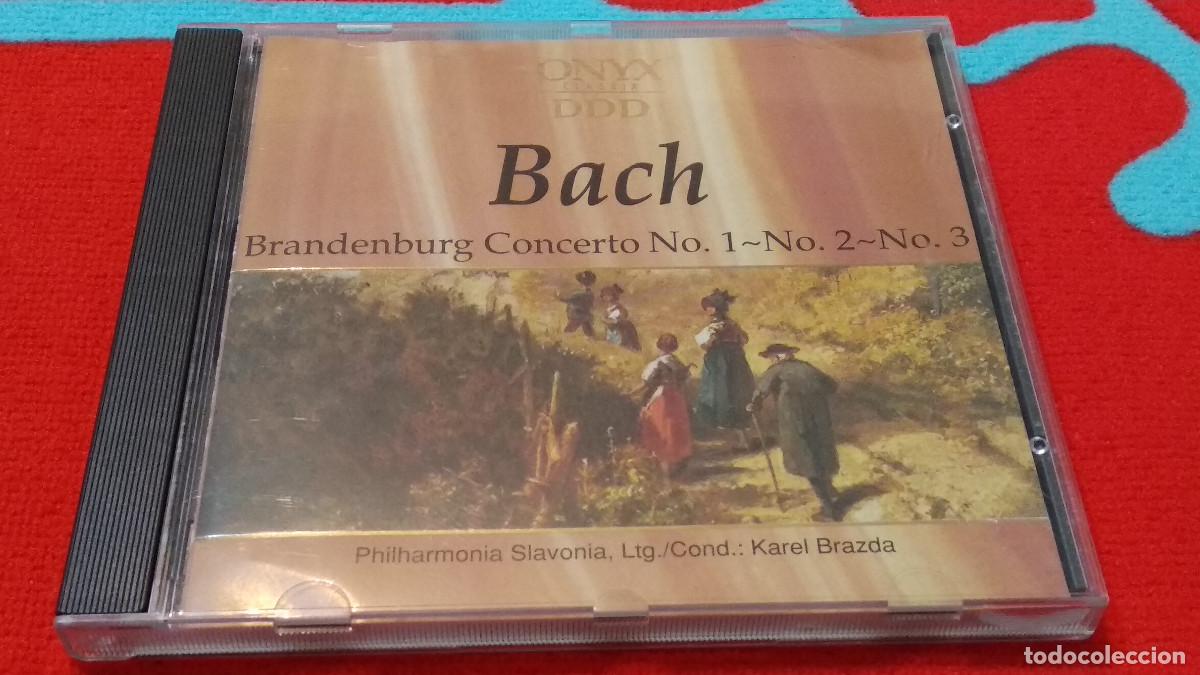 CDs de m&uacute;sica: Bach - Philharmonia Slavonia, Karel Brazda &ndash; Brandenburg Concerto No. 1 ~ No. 2 ~ No. 3 -ONYX 1990