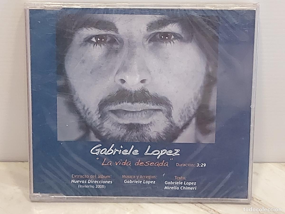 CDs de m&uacute;sica: GABRIELE LOPEZ | LA VIDA DESEADA | CD SINGLE PROMOCIONAL 2008 | PRECINTADO