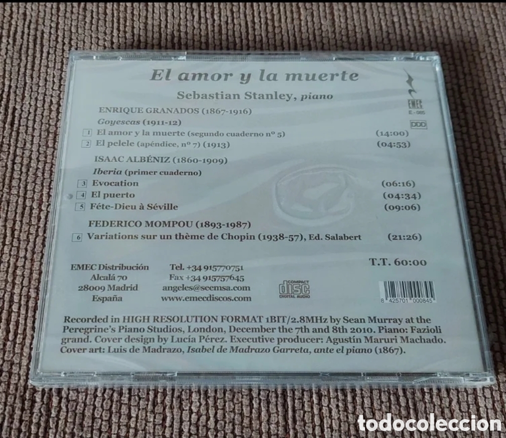 CDs de m&uacute;sica: Cd El amor y la muerte - Foto 2