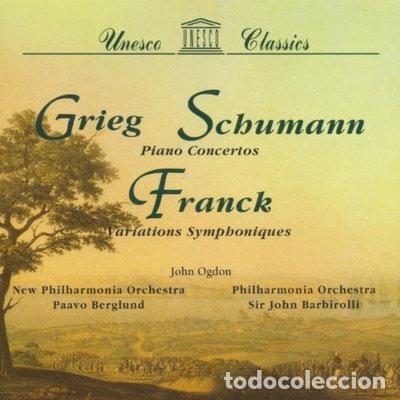 CDs de m&uacute;sica: Grieg, Schumann: Piano Concertos / Franck: Symphonic Variations- 0724357063821