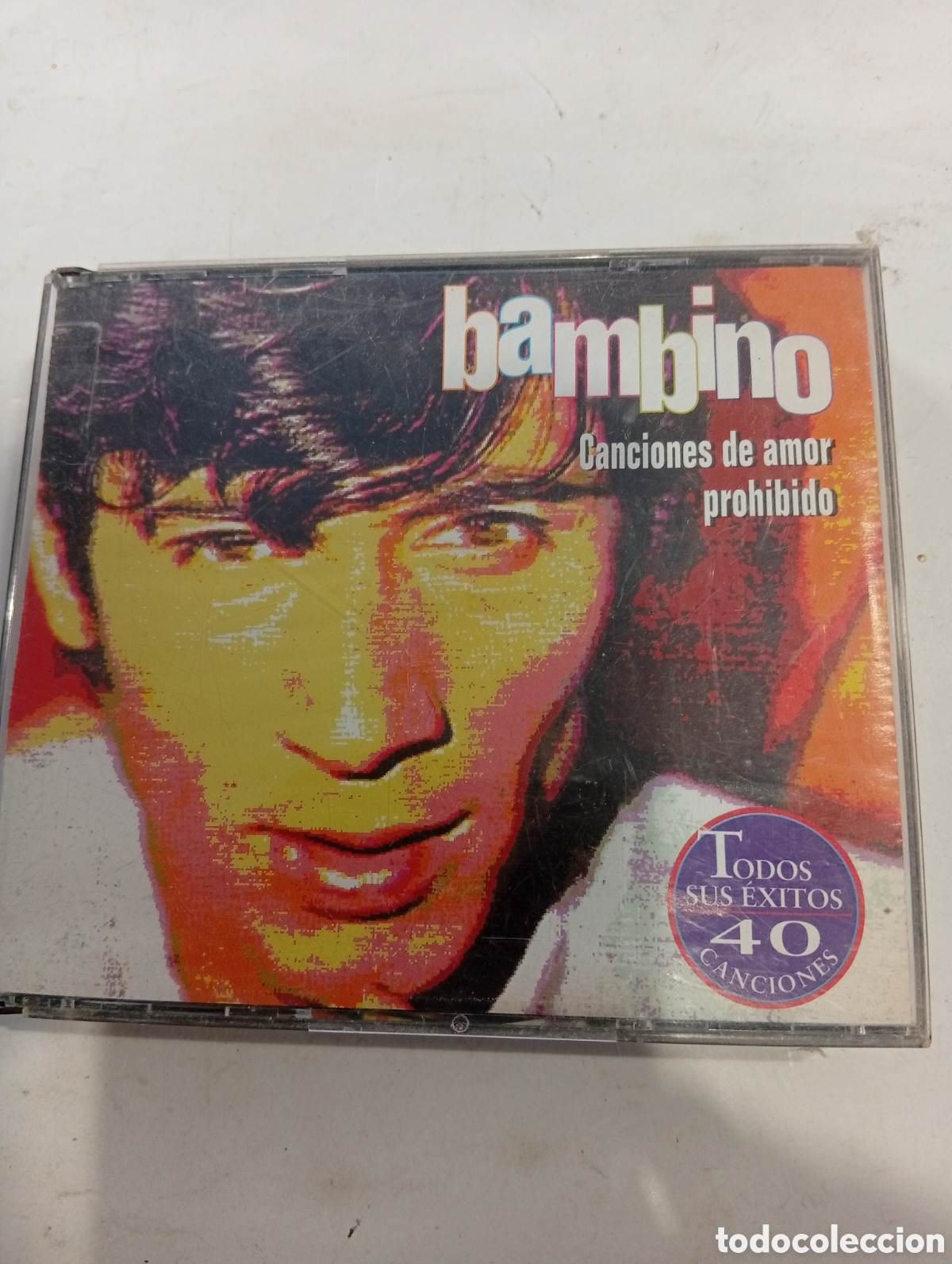 CDs de m&uacute;sica: Bambino Canciones de amor prohibido 2 discos