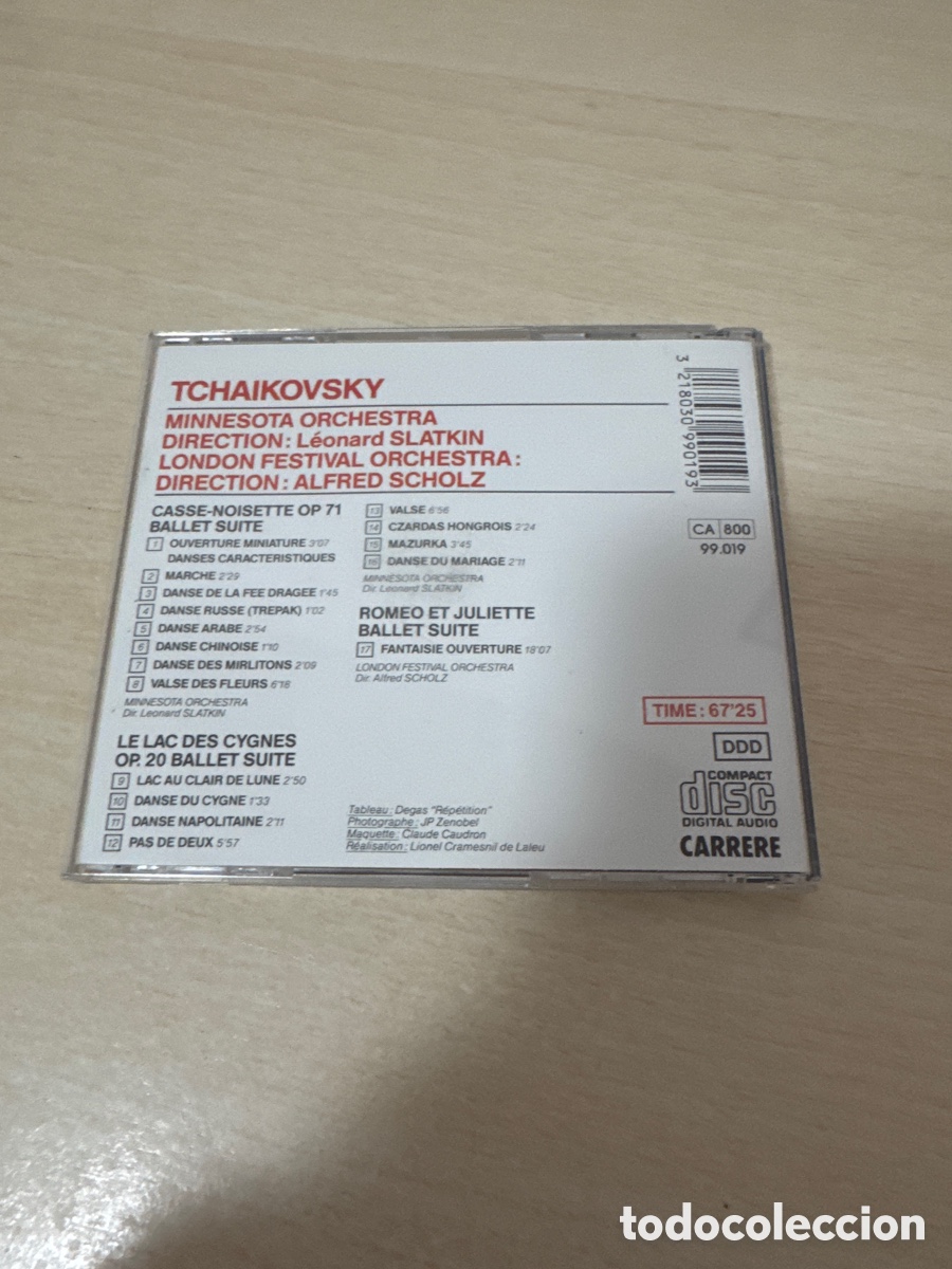 CDs de m&uacute;sica: CD PETER TCHAIKOVSKY - Foto 3