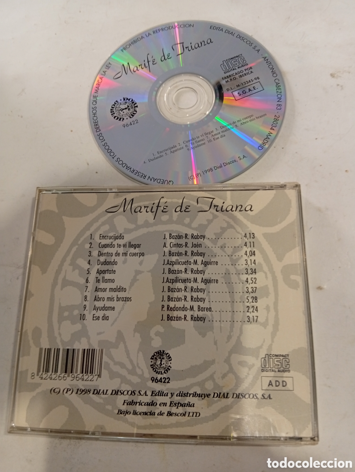 CDs de m&uacute;sica: Marif&eacute; de Triana recopilatorio - Foto 2
