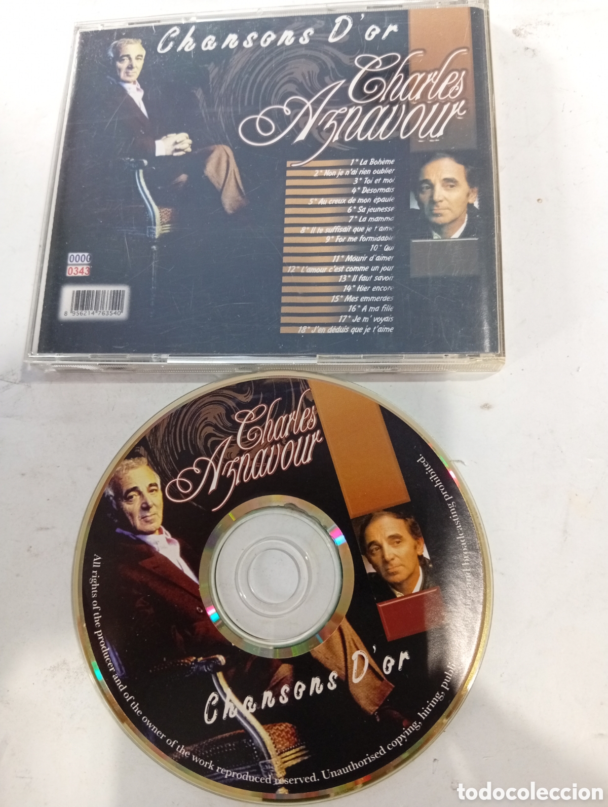CDs de m&uacute;sica: Charles Aznavour Chasons Dor - Foto 2