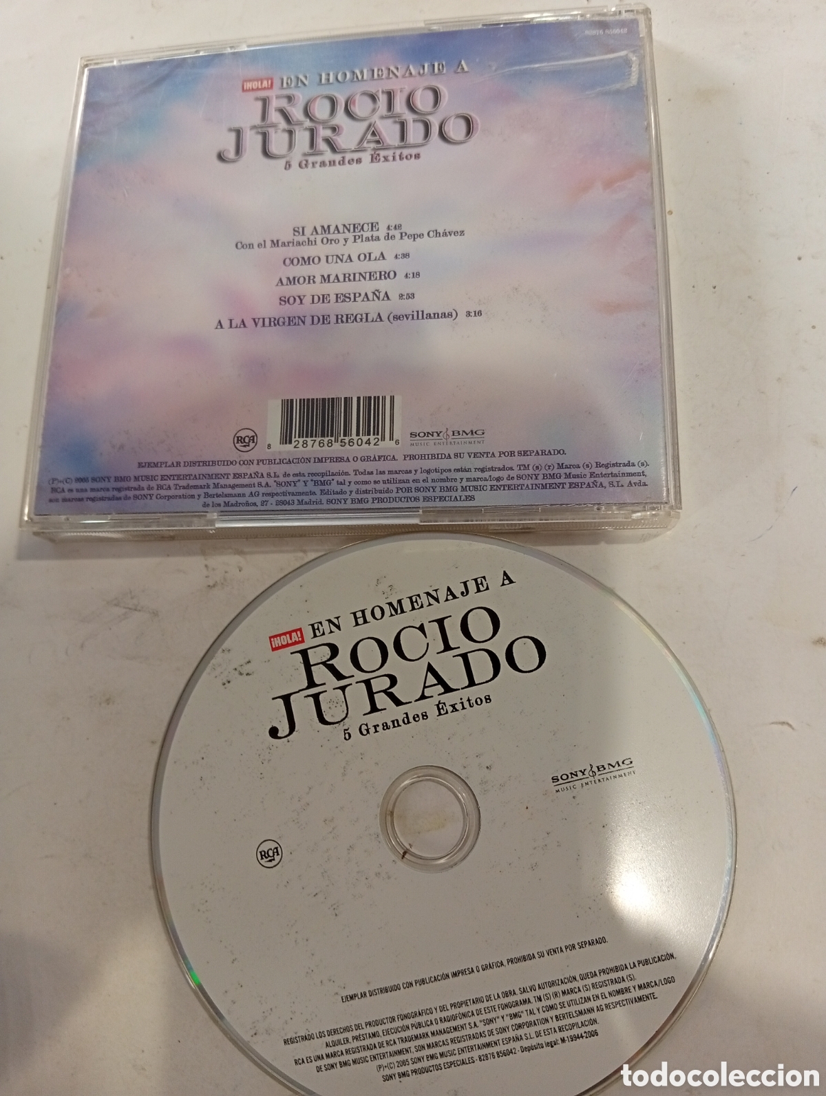 CDs de m&uacute;sica: En homenaje a Roc&iacute;o Jurado - Foto 2
