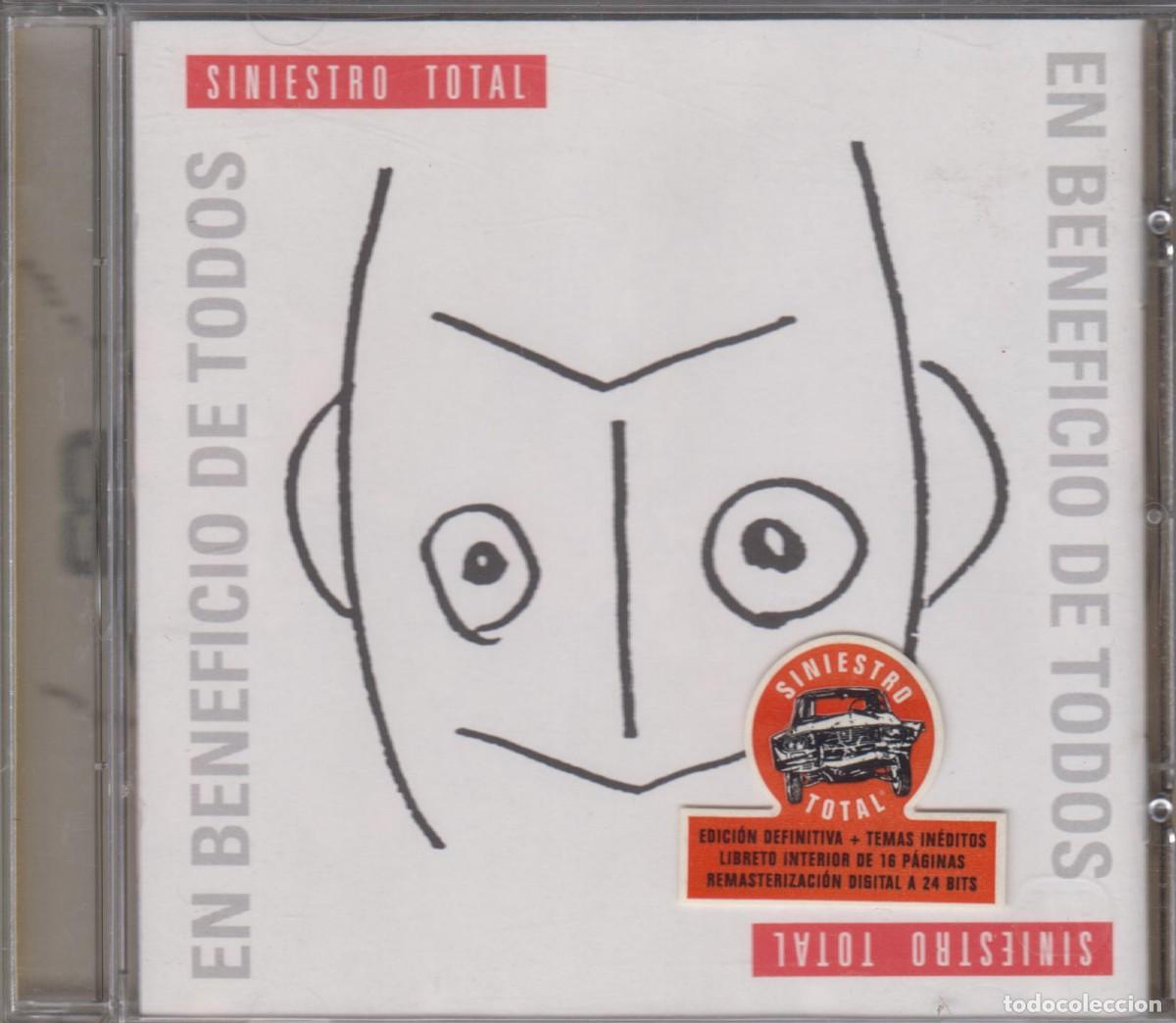 CDs de m&uacute;sica: Siniestro Total cd En Beneficio De Todos 2002 Remasterizado + bonus tracks