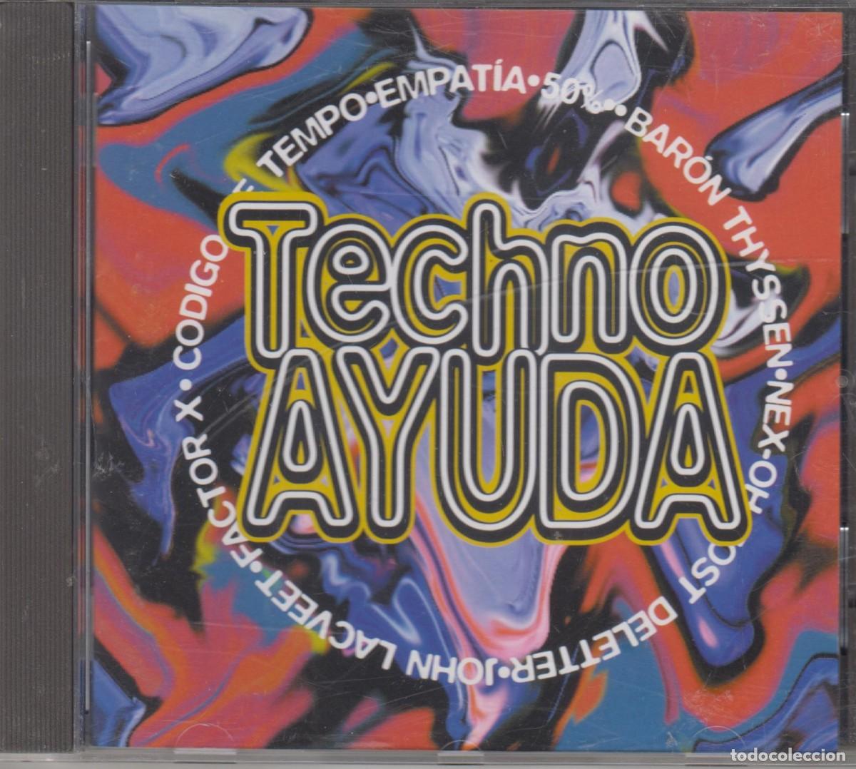 CDs de m&uacute;sica: Techno Ayuda cd 1994 Al&middot;leluia Records Factor X Empatia Bar&oacute;n Thyssen