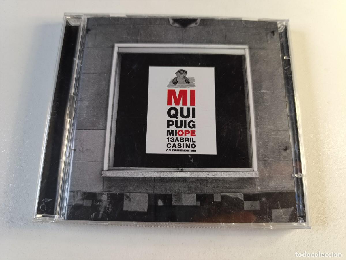 CDs de m&uacute;sica: MIQUI PUIG 'Miope' CD + DVD en directo 2007 Los Sencillos 13 abril Casino Caldes de Montbui