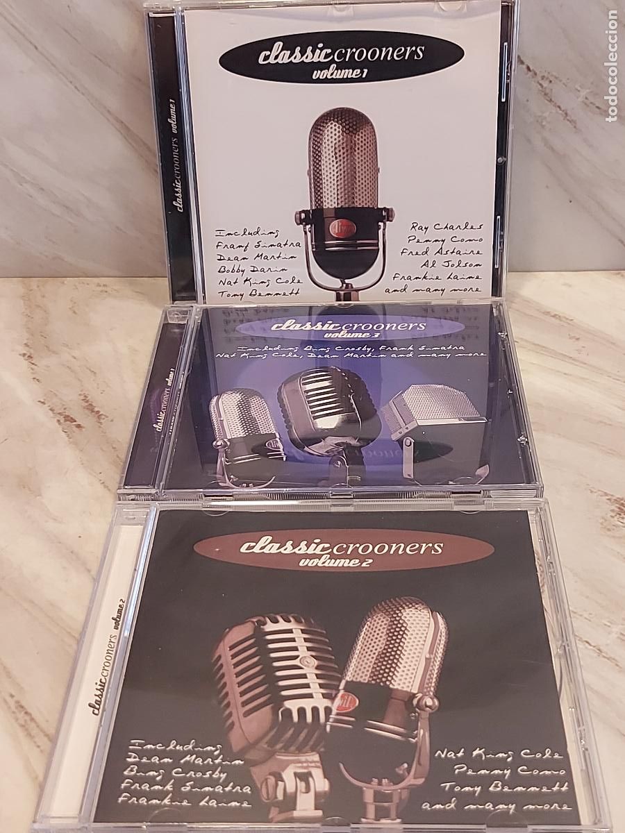 CDs de m&uacute;sica: LOTE 3 CD | CLASSIC CROONERS VOL. 1, 2 Y 3 | FRANK SINATRA | DEAN MARTIN | NAT KING COLE | DE LUJO