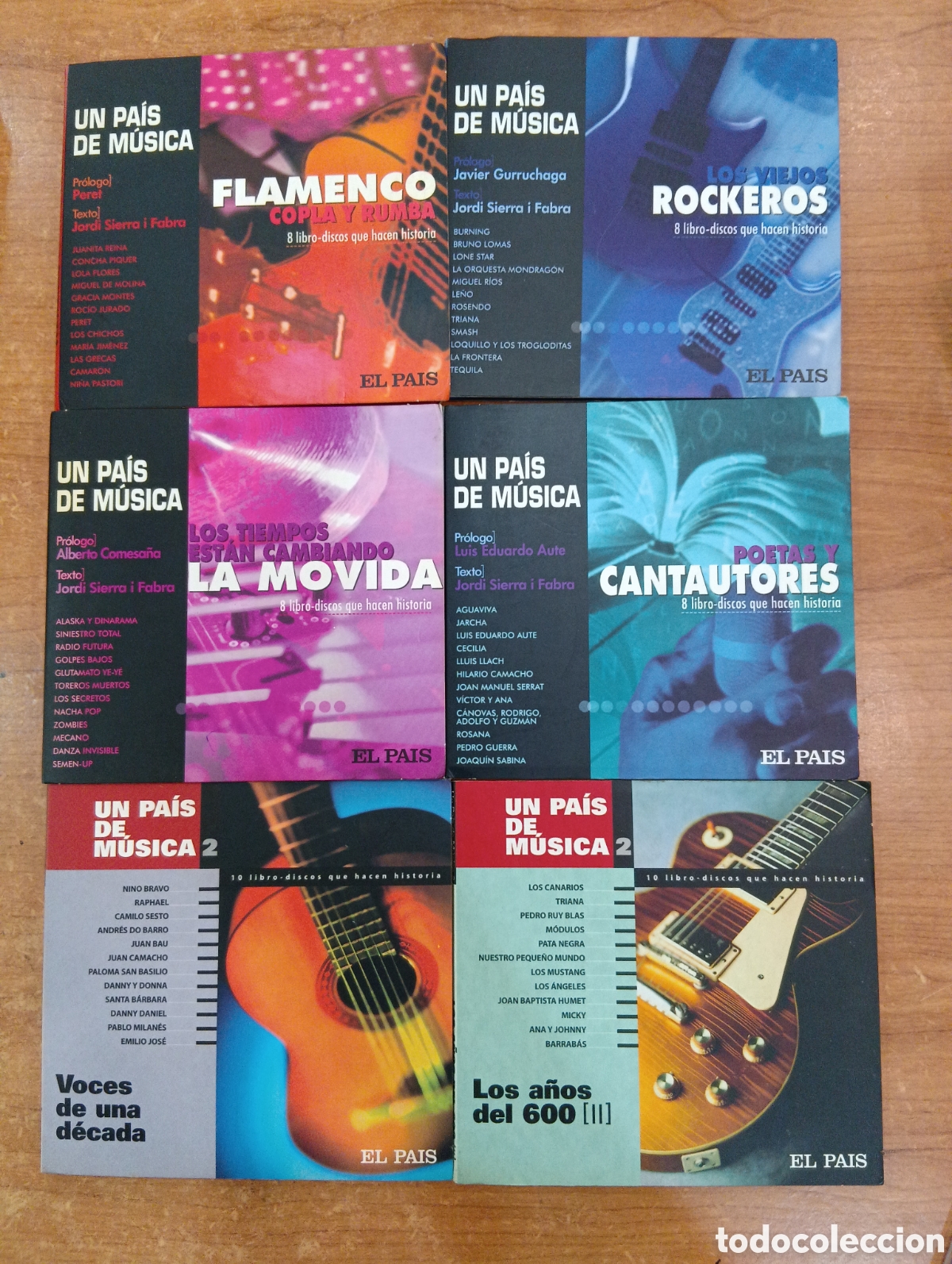 CDs de m&uacute;sica: Lote de 6 Cd m&uacute;sica variada. Colecci&oacute;n El pa&iacute;s